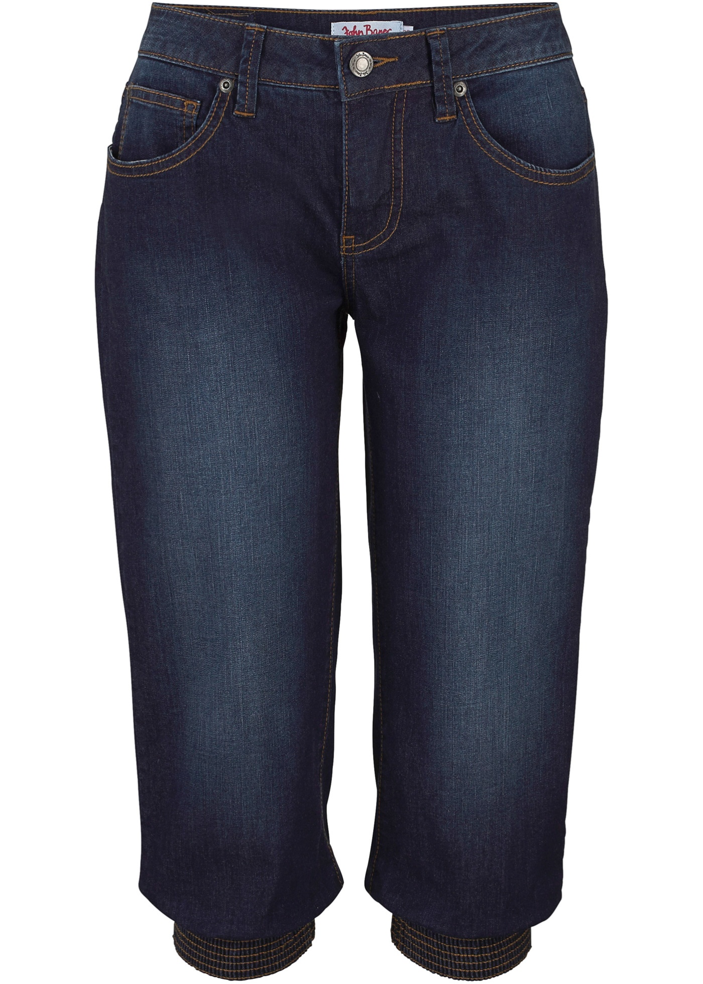 Strečové džínsy capri