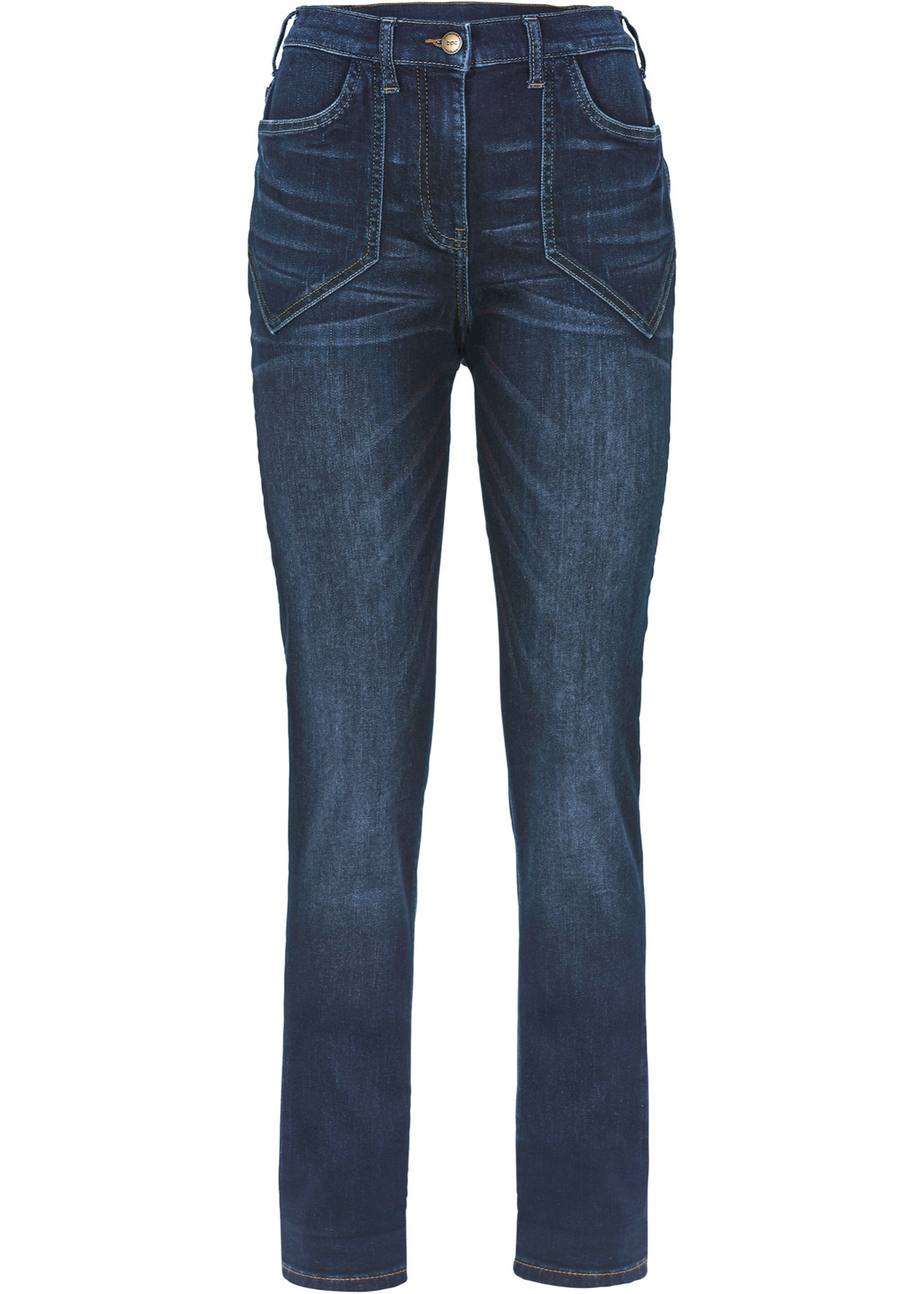 Strečové džínsy vysoký pás