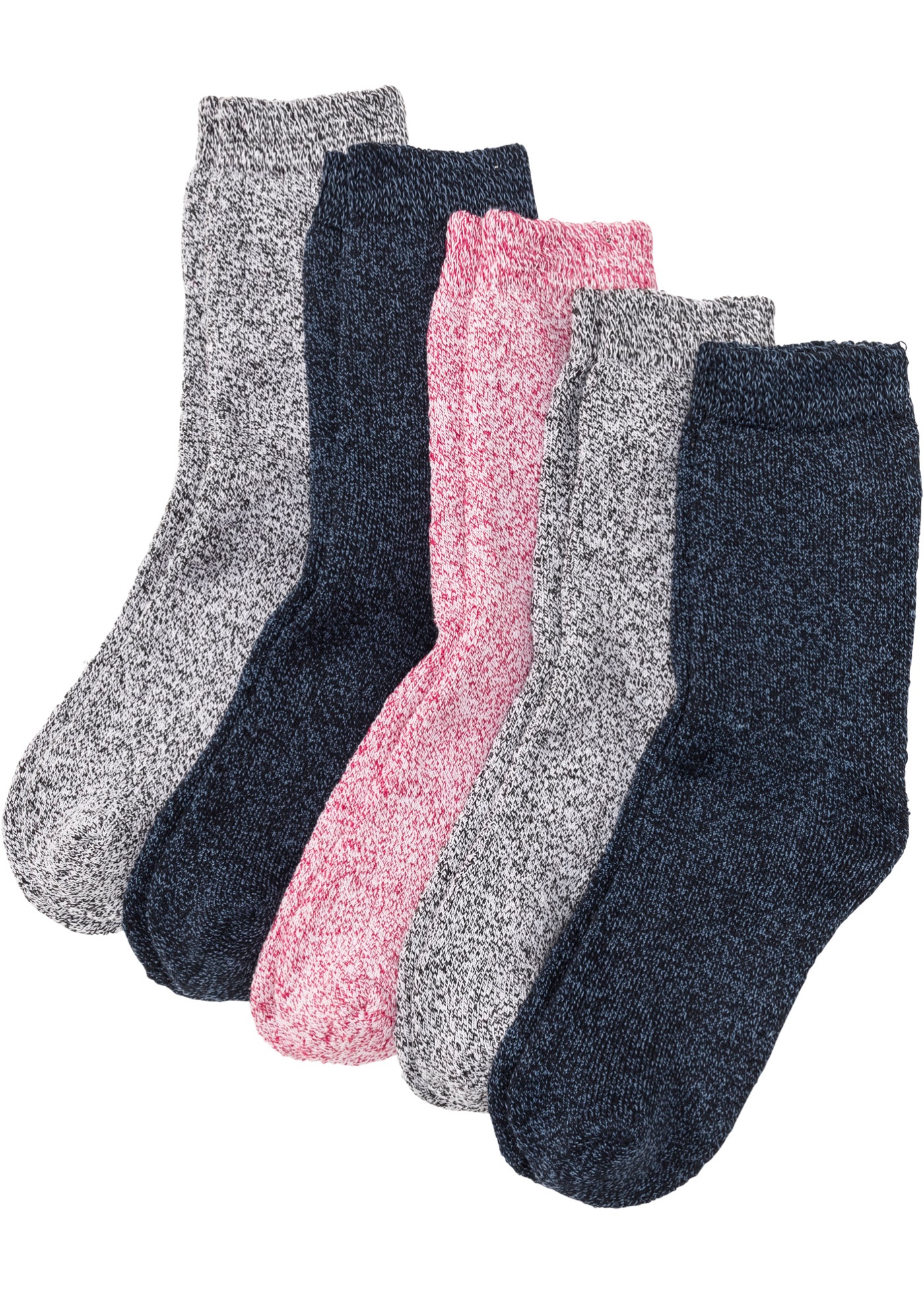 Thermo ponožky froté (5 ks), bio bavlna