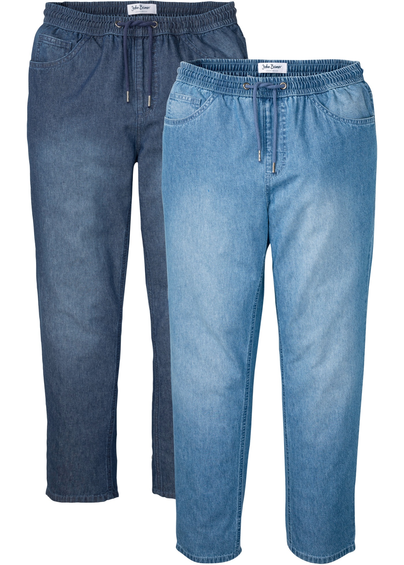 Voľné džínsy, Classic Fit, z letného denimu (2 ks v balení)