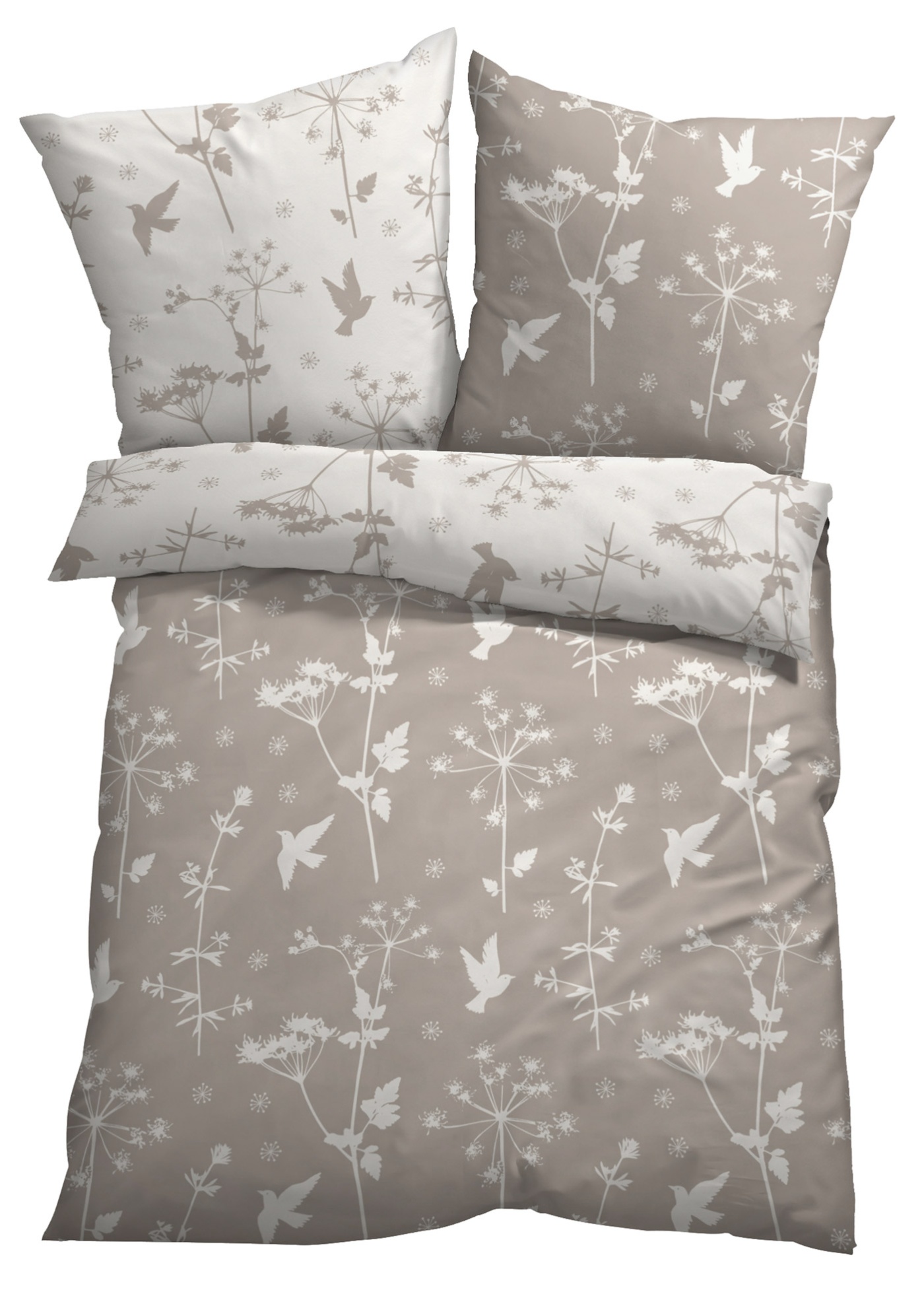 Obojstranná posteľná bielizeň s kvetovaným dizajnom