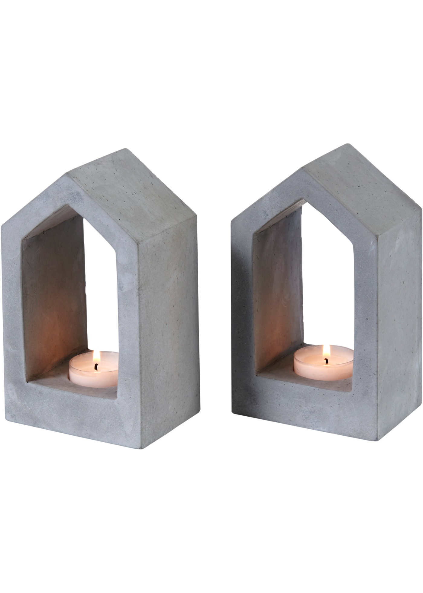 Svietniky na čajové sviečky v dizajne domu (2-dielne balenie)