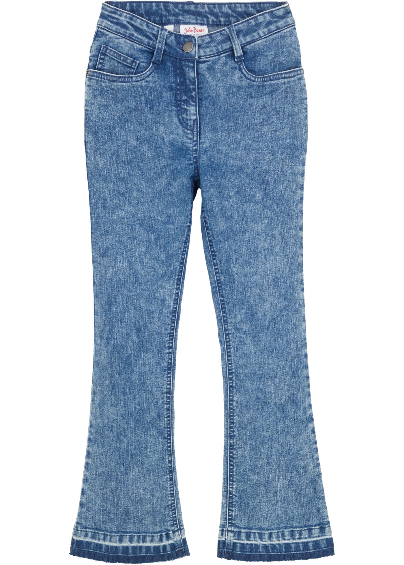 Dievčenské strečové džínsy, rozšírené
