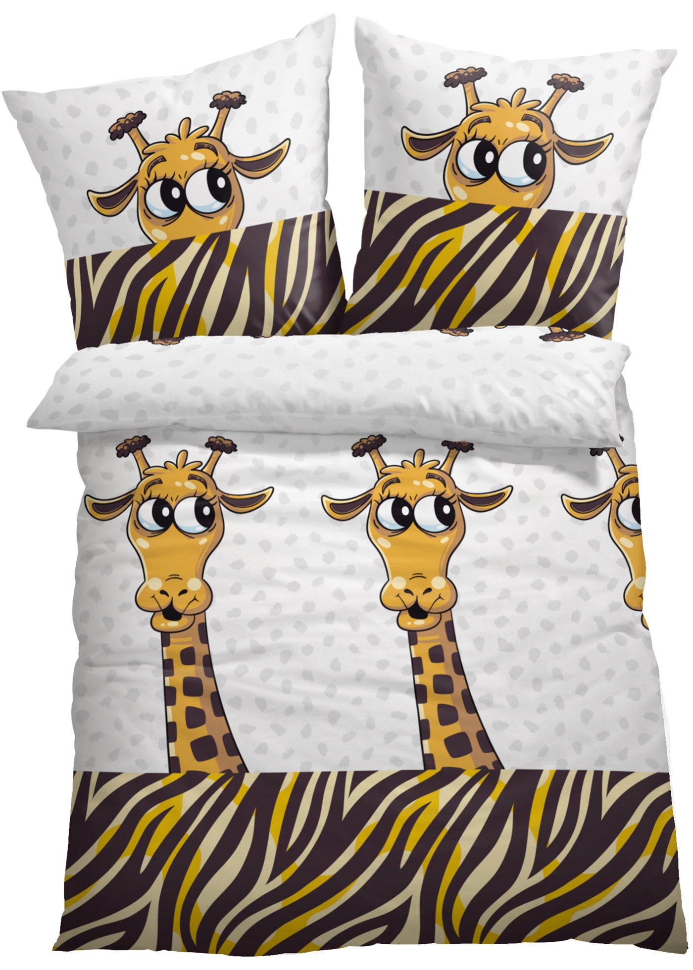 Posteľná bielizeň so žirafami