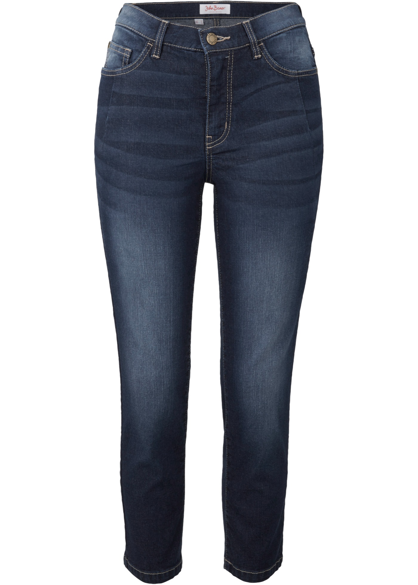 Soft-strečové džínsy slim, 7 8-dĺžka