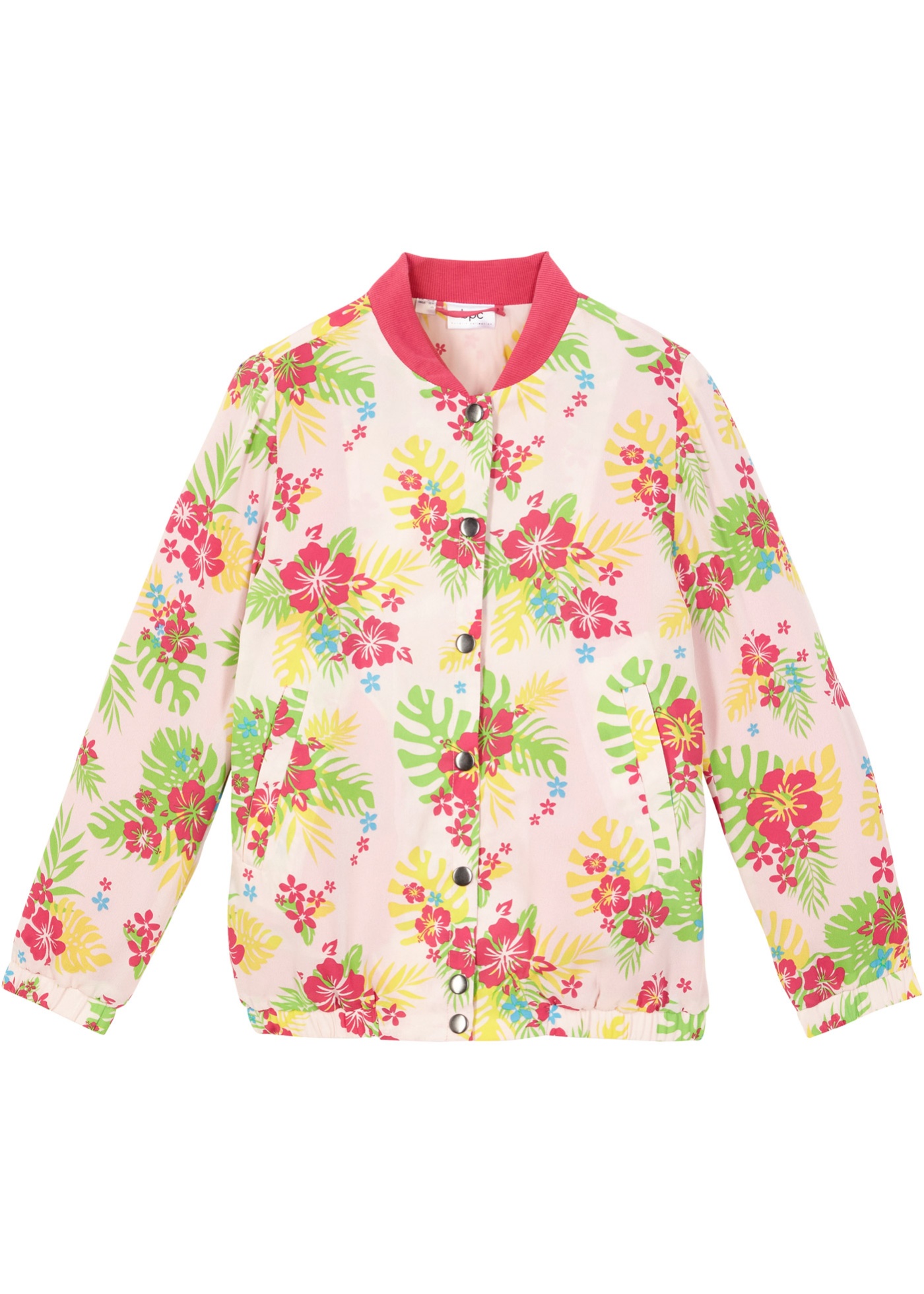 Dievčenský bluzón s kvetovanou potlačou