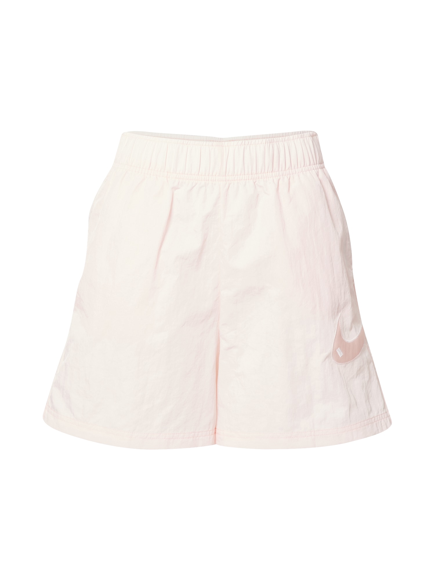 Nohavice broskyňová svetloružová biela Nike Sportswear