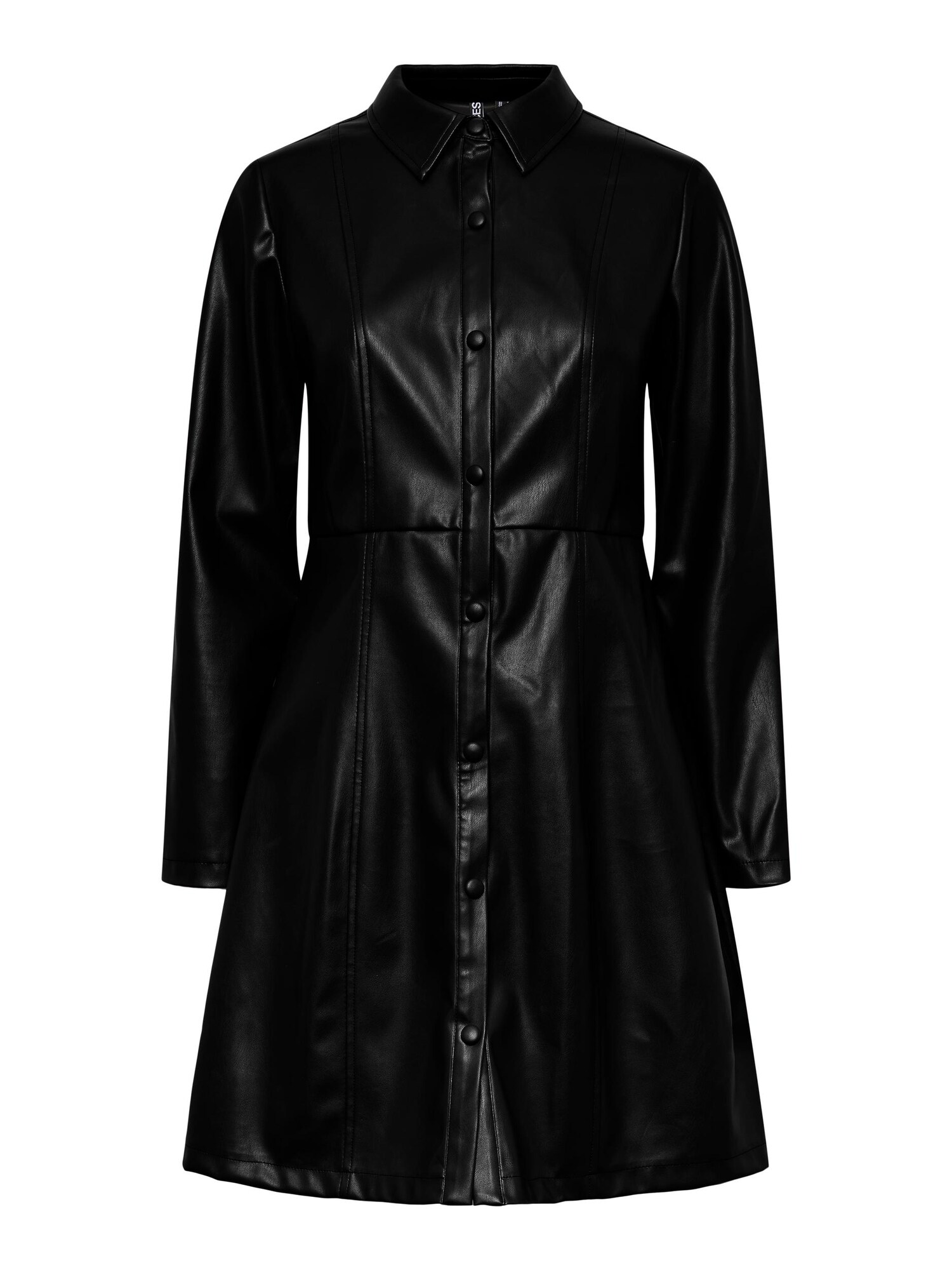 Košeľové šaty Anette čierna PIECES