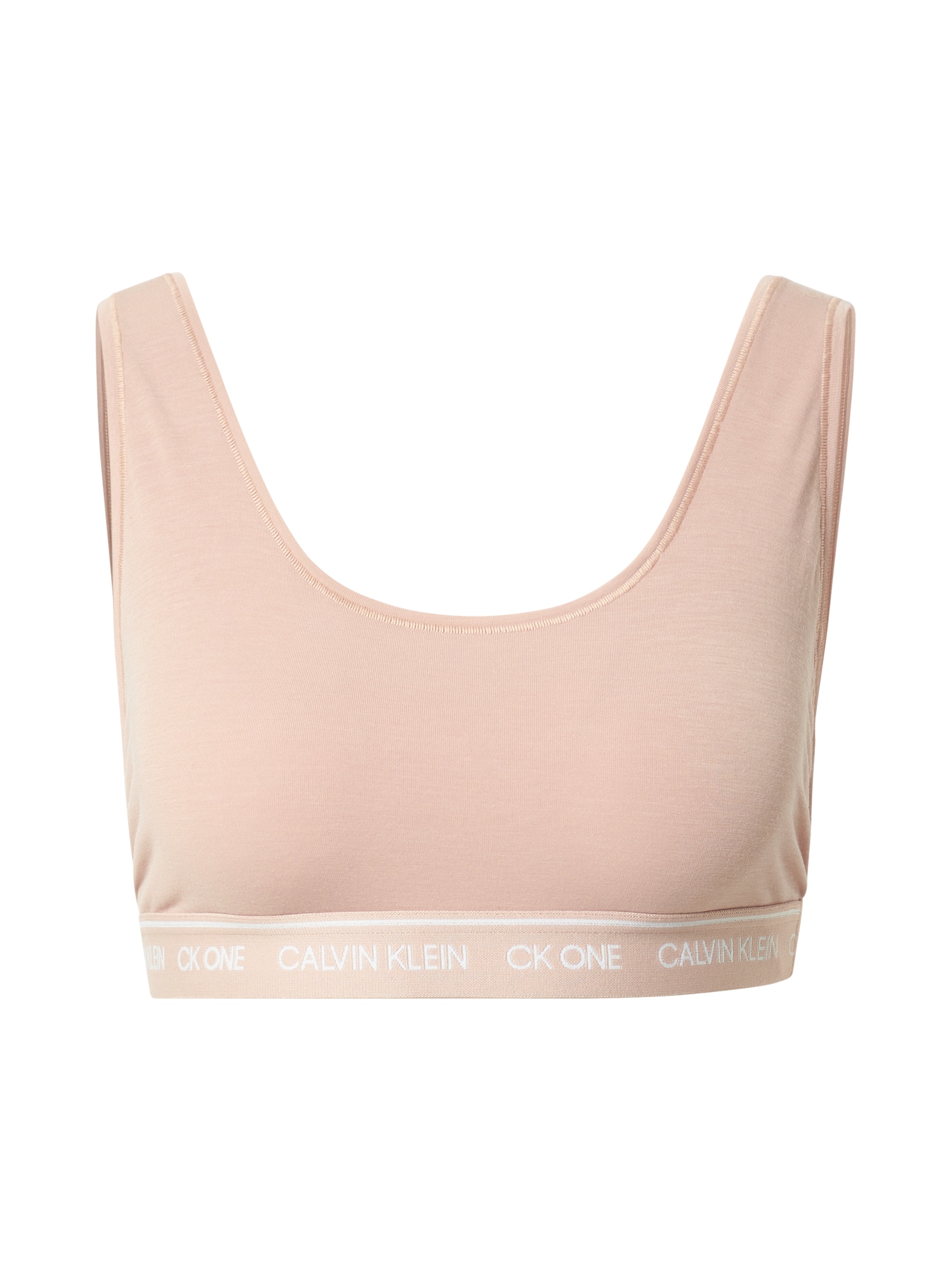 Podprsenka púdrová biela Calvin Klein Underwear