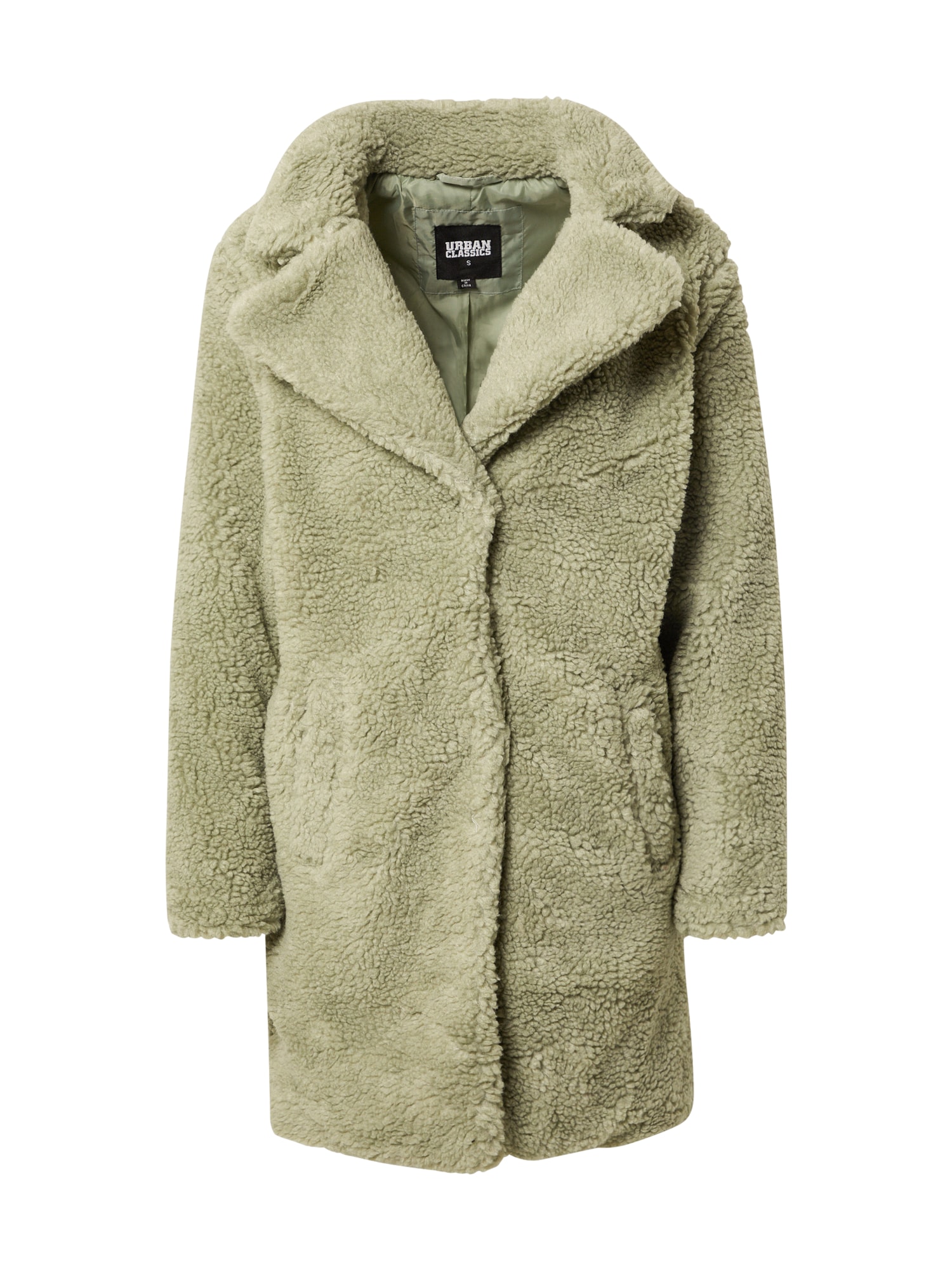 Prechodný kabát pastelovo zelená Urban Classics
