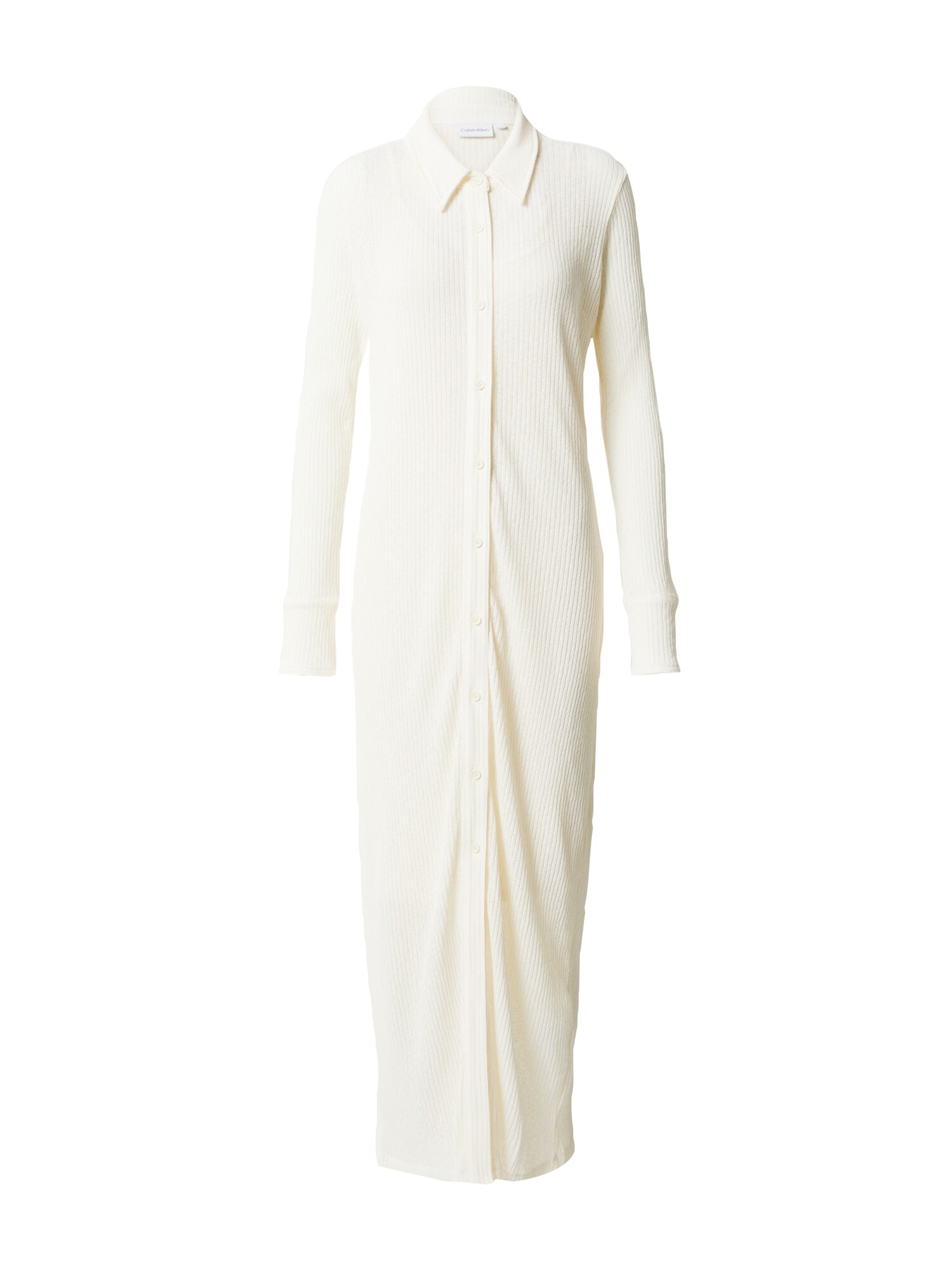 Košeľové šaty prírodná biela Calvin Klein