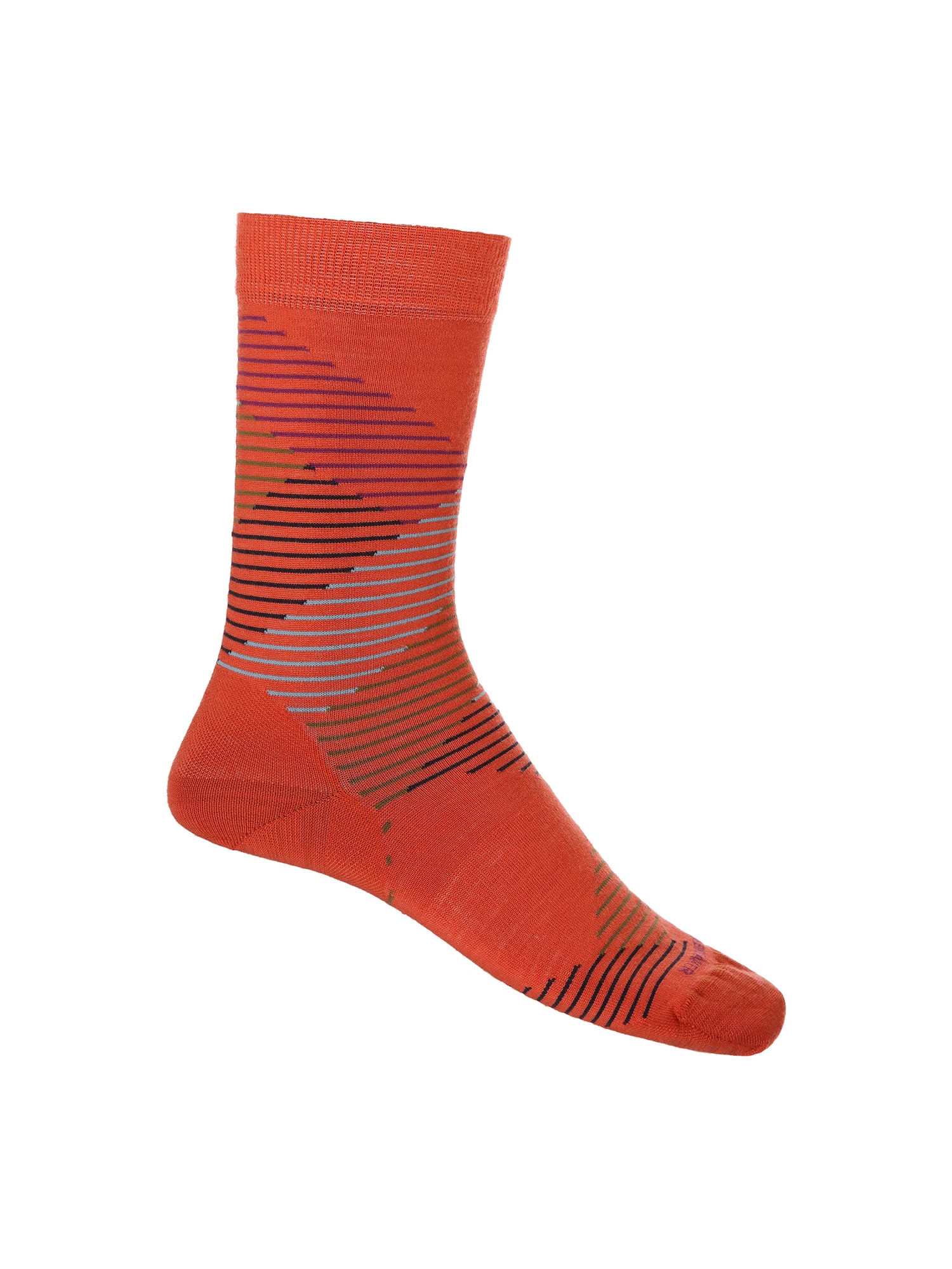 Športové ponožky sivá červená ICEBREAKER