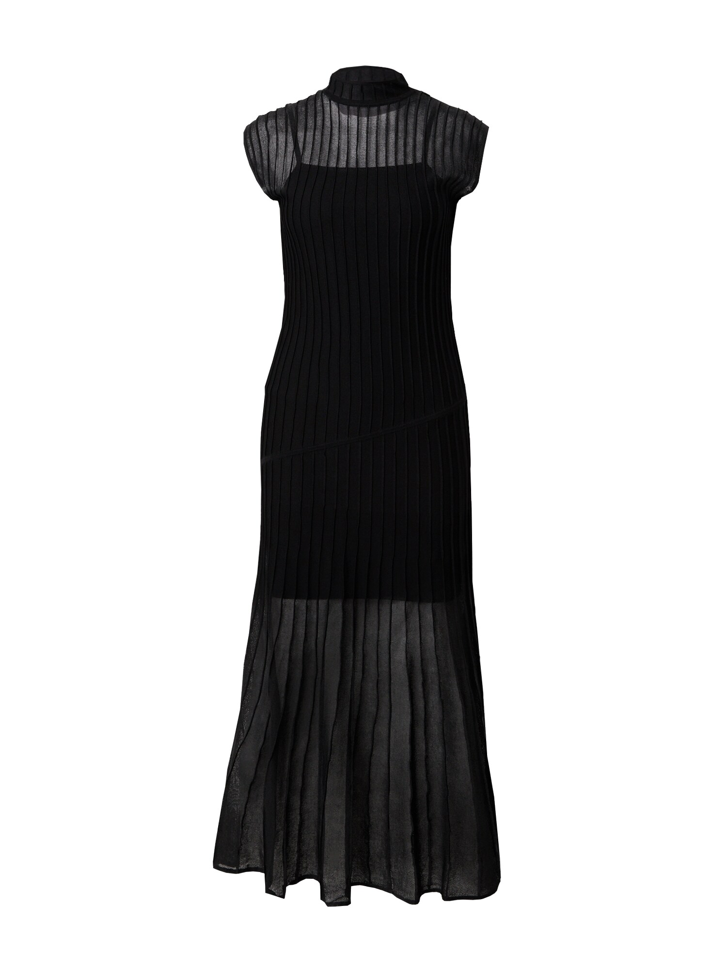 Šaty SHEER čierna Calvin Klein