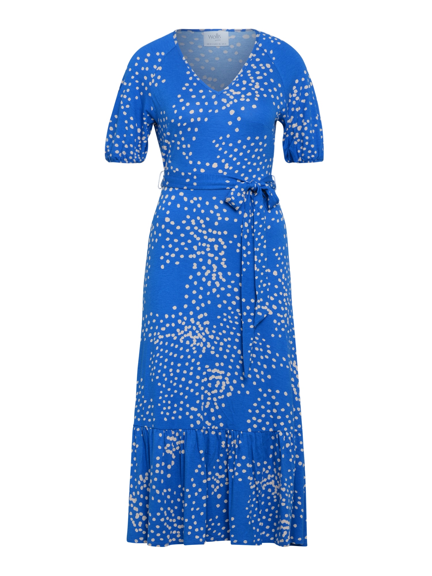 Šaty kráľovská modrá prírodná biela Wallis Petite