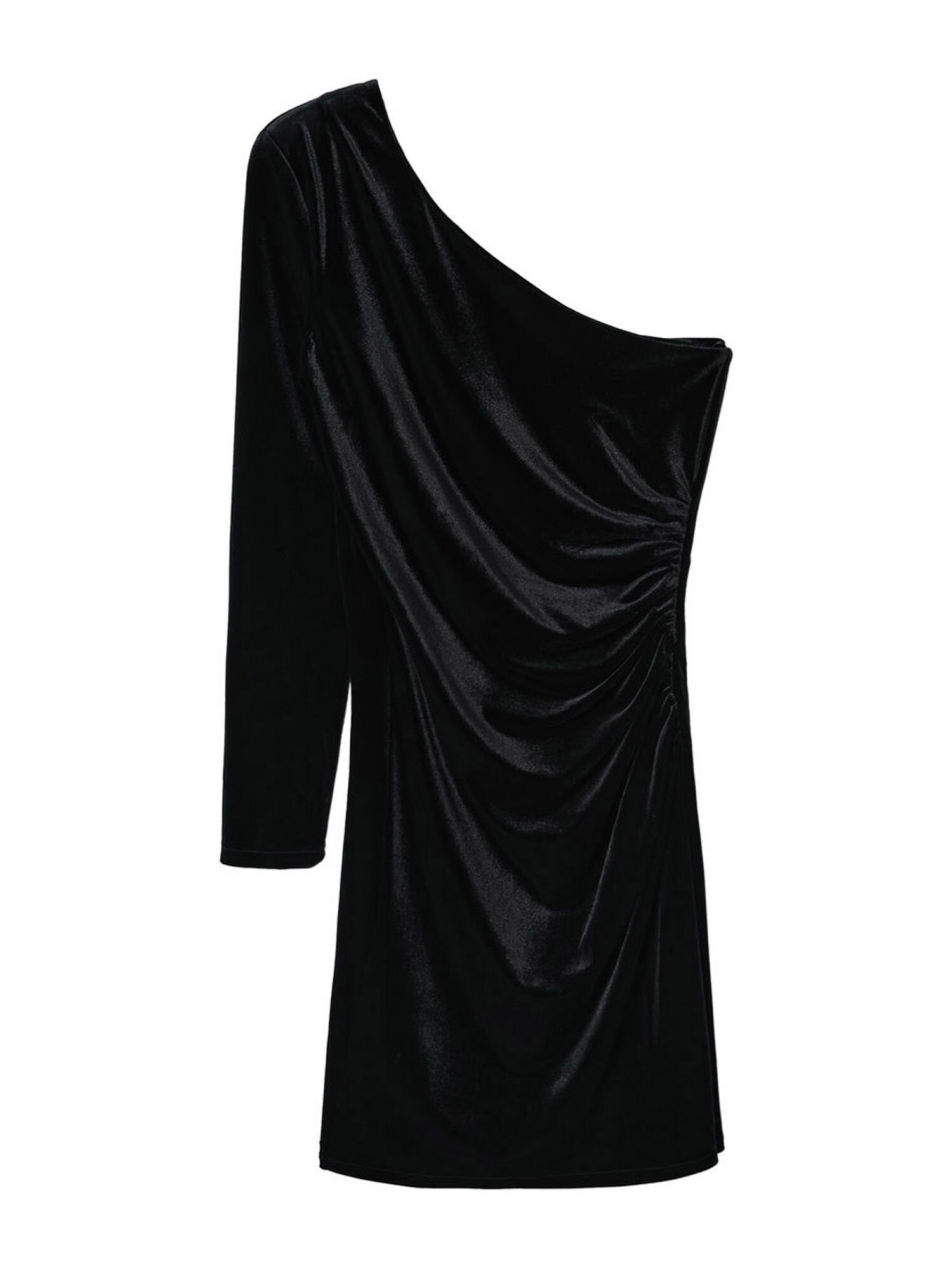 Kokteilové šaty ASIBEL1 čierna MANGO