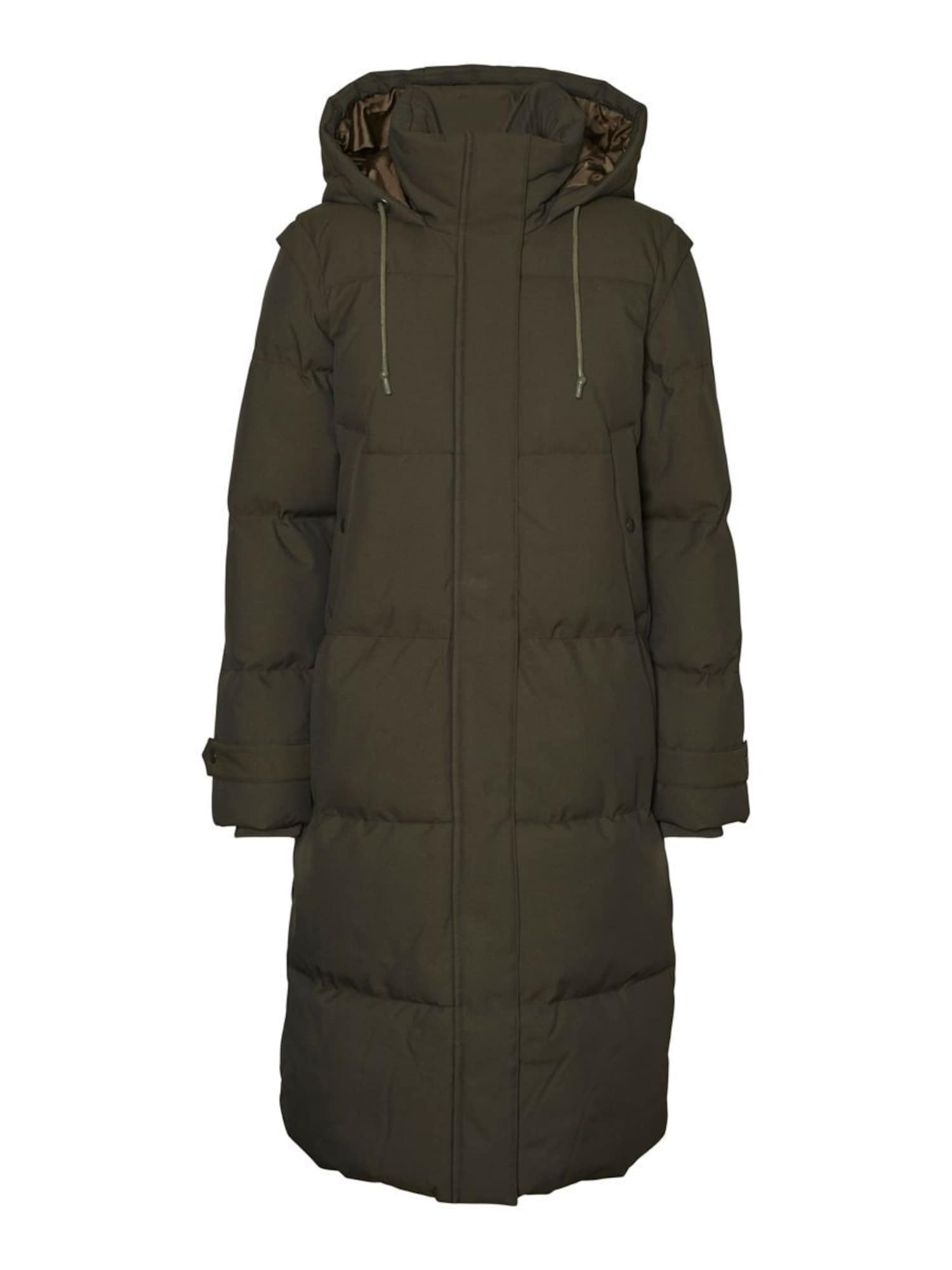 Zimný kabát Margaret tmavozelená Vero Moda Curve