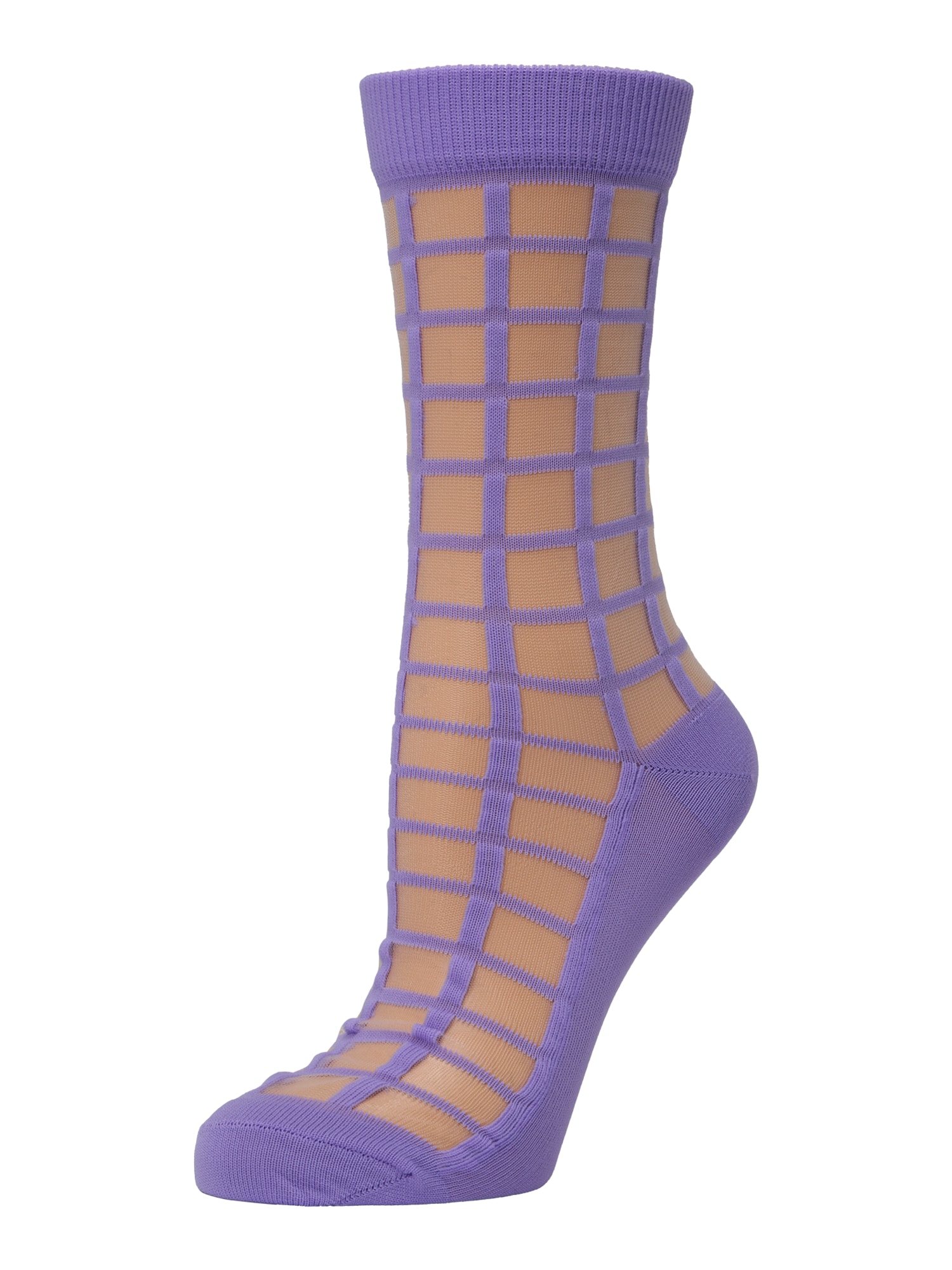 Ponožky Alicia fialová priehľadná Swedish Stockings