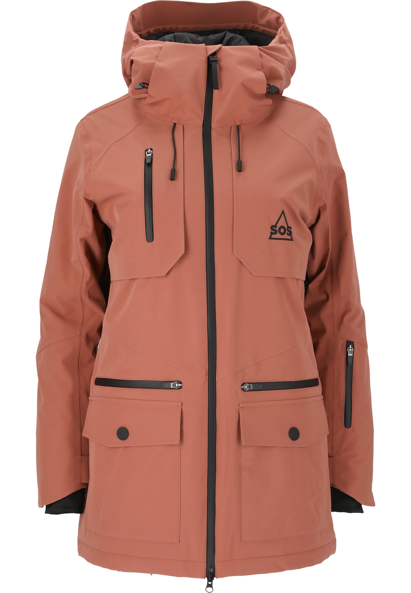 Zimná bunda Aspen staroružová SOS