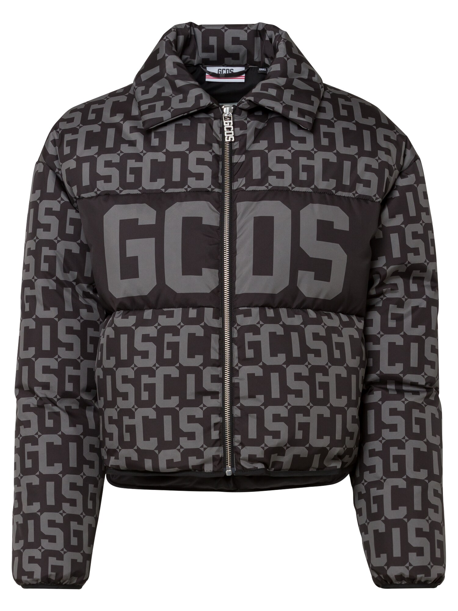 Zimná bunda antracitová čierna GCDS