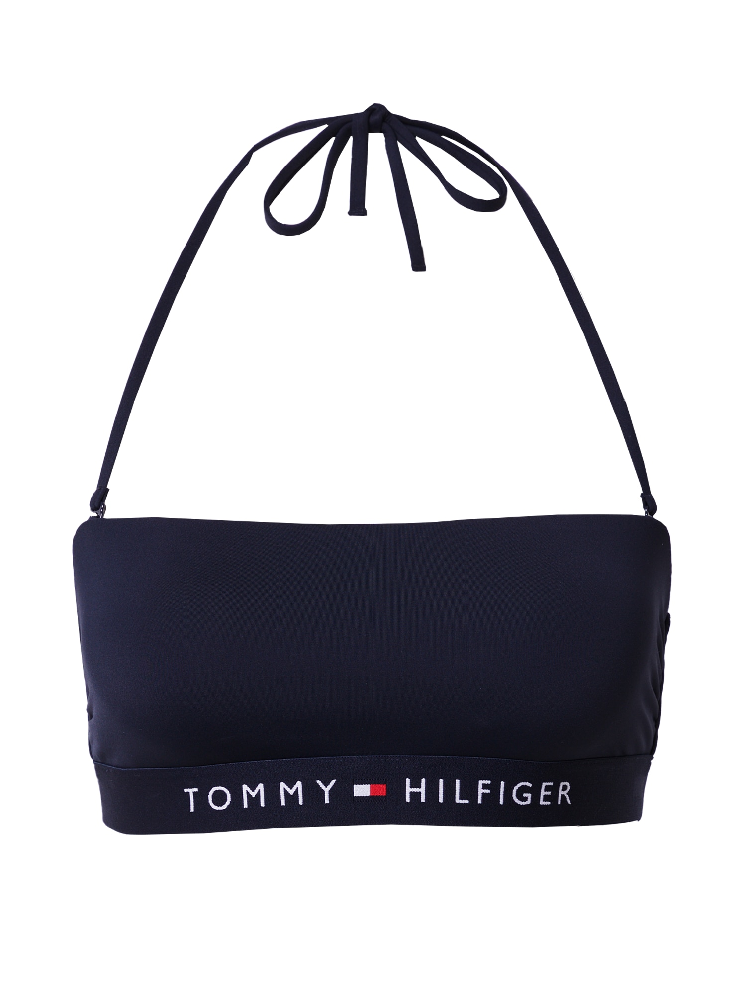 Bikinový top námornícka modrá ohnivo červená biela Tommy Hilfiger Underwear