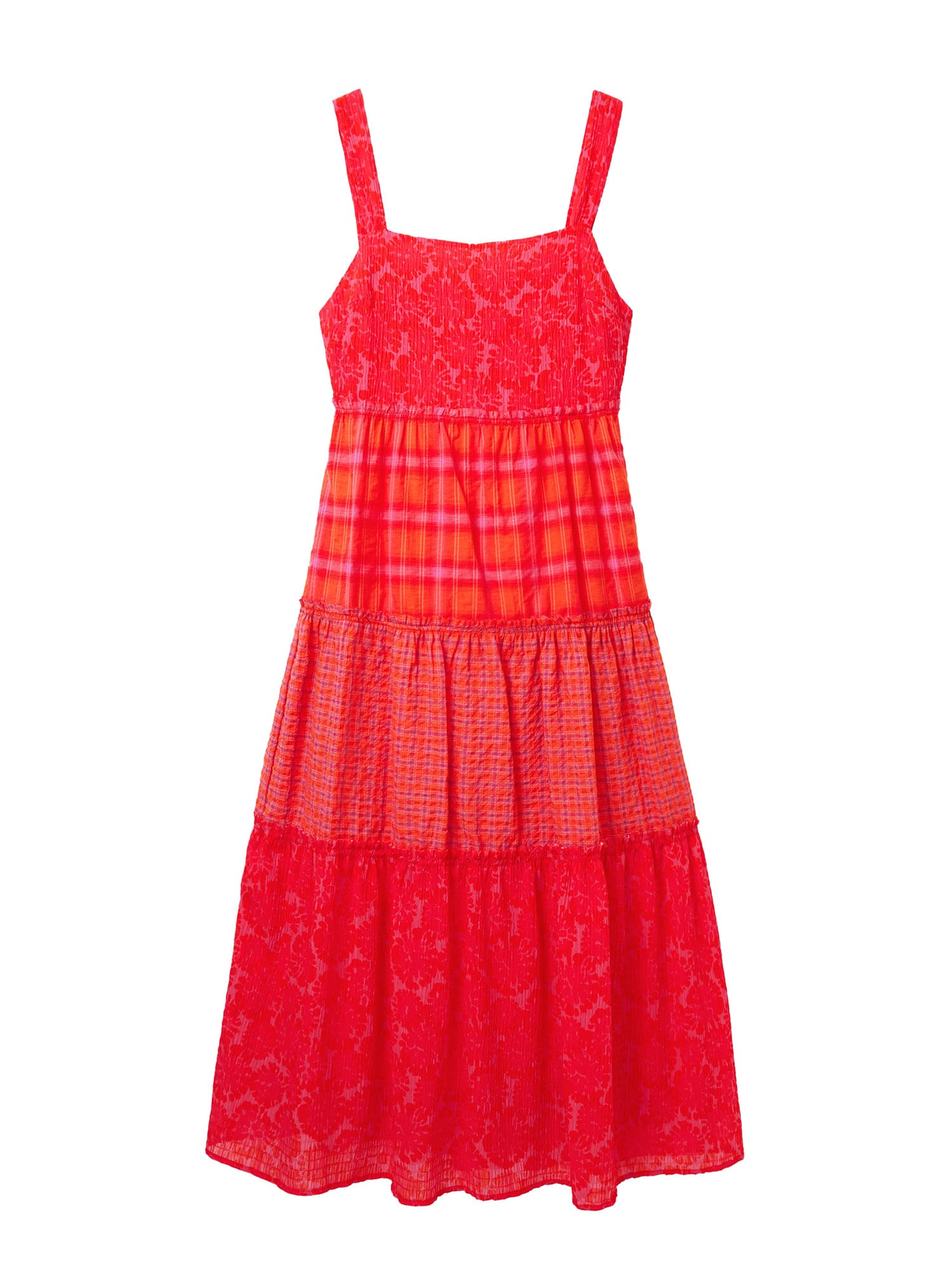 Letné šaty ELY oranžová ružová červená Desigual