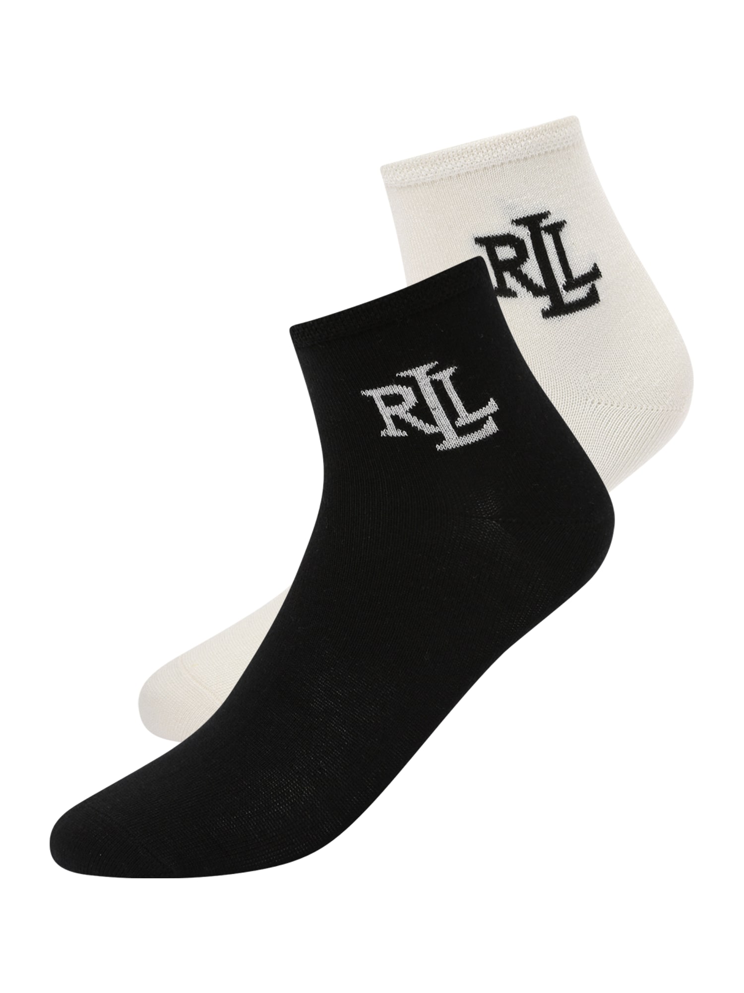 Ponožky čierna biela Lauren Ralph Lauren