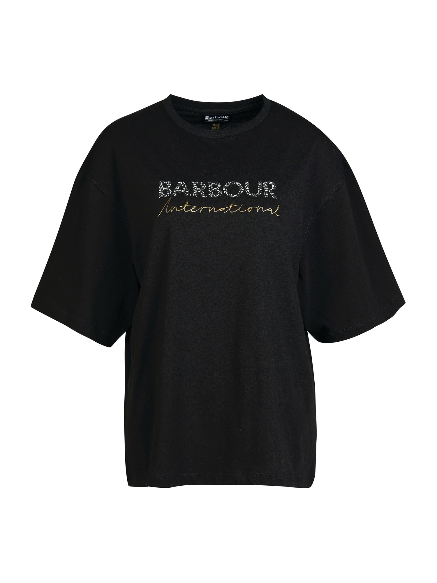 Tričko zlatá čierna biela Barbour International