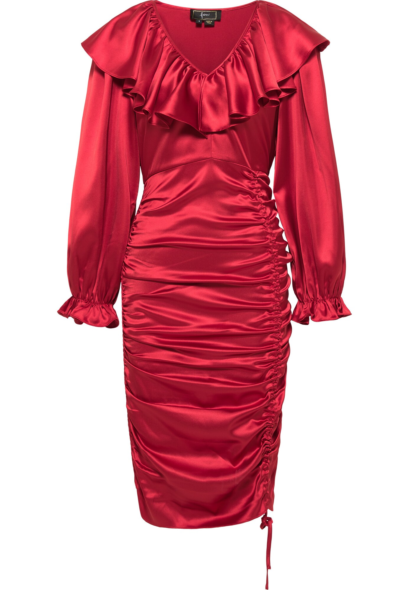 Kokteilové šaty červená faina