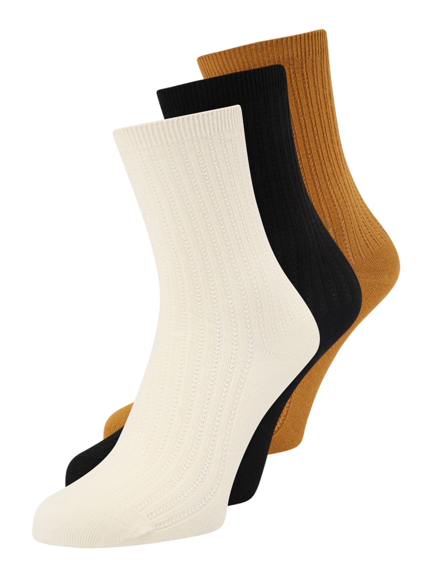 Ponožky piesková čierna biela BeckSöndergaard