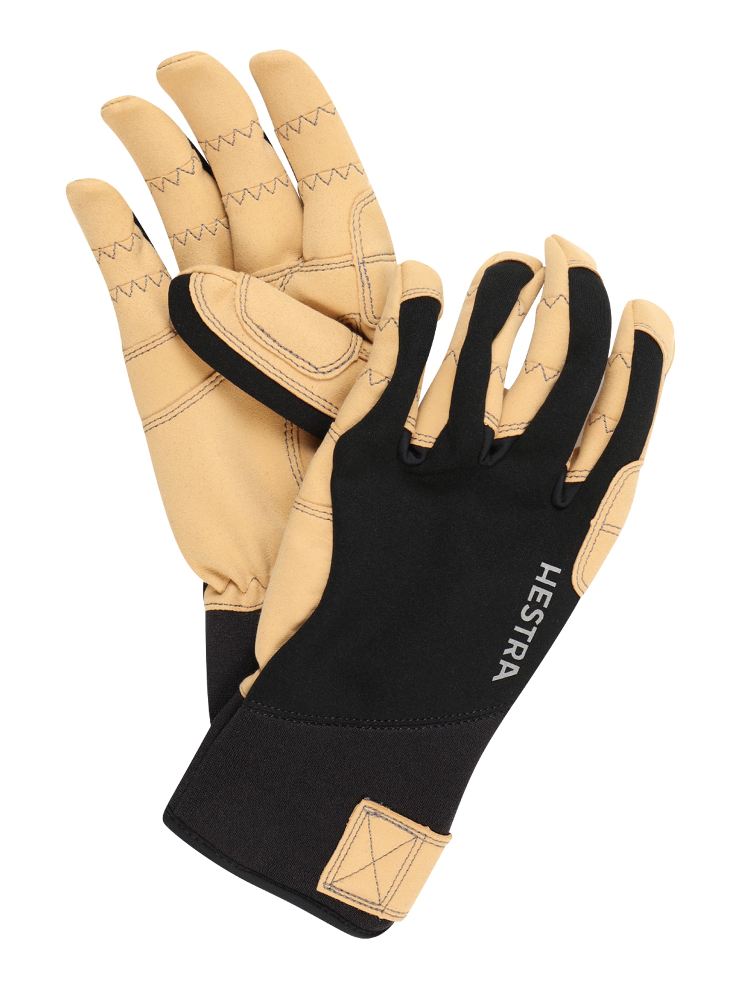 Športové rukavice žltá čierna biela Hestra