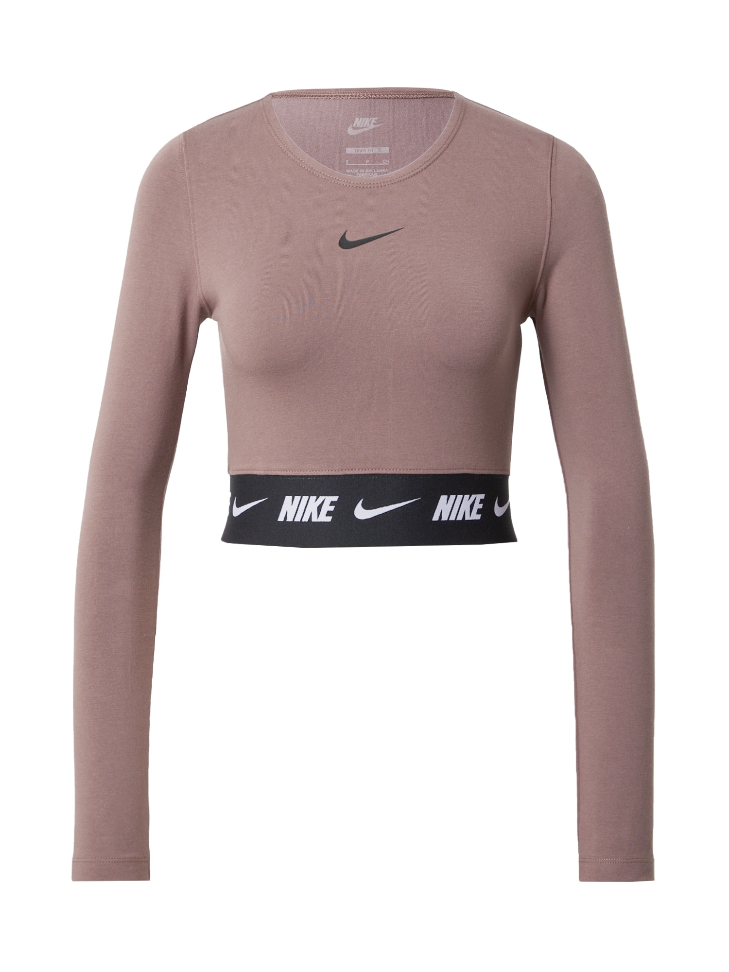 Tričko slivková čierna biela Nike Sportswear