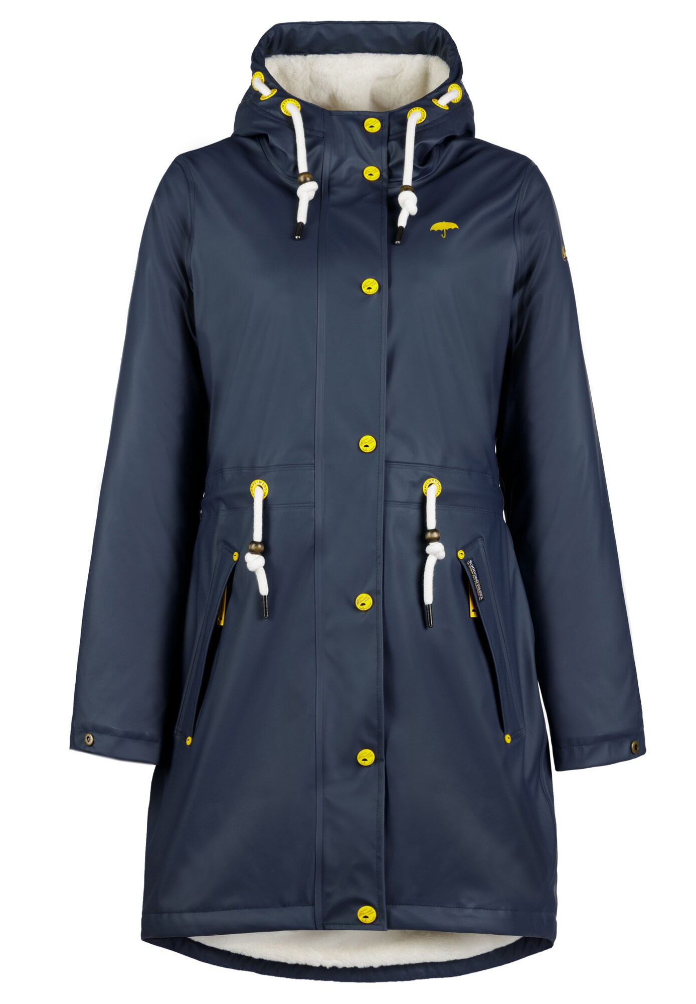 Funkčný kabát námornícka modrá žltá biela Schmuddelwedda