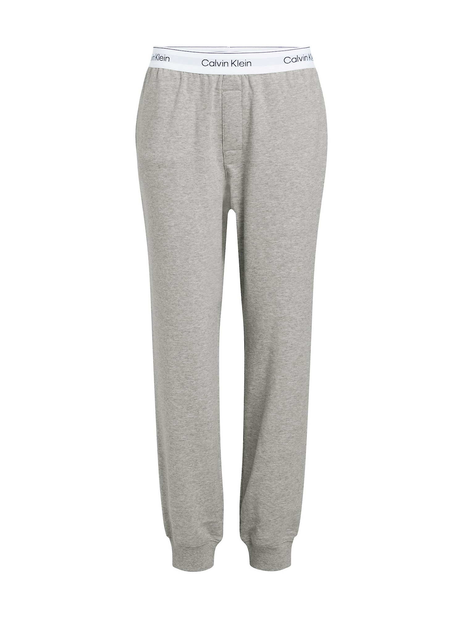 Pyžamové nohavice sivá biela Calvin Klein Underwear