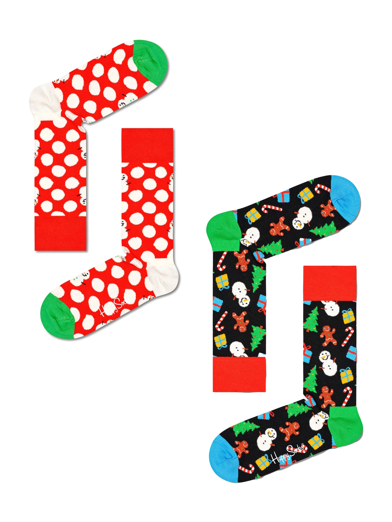 Ponožky námornícka modrá zelená červená biela Happy Socks