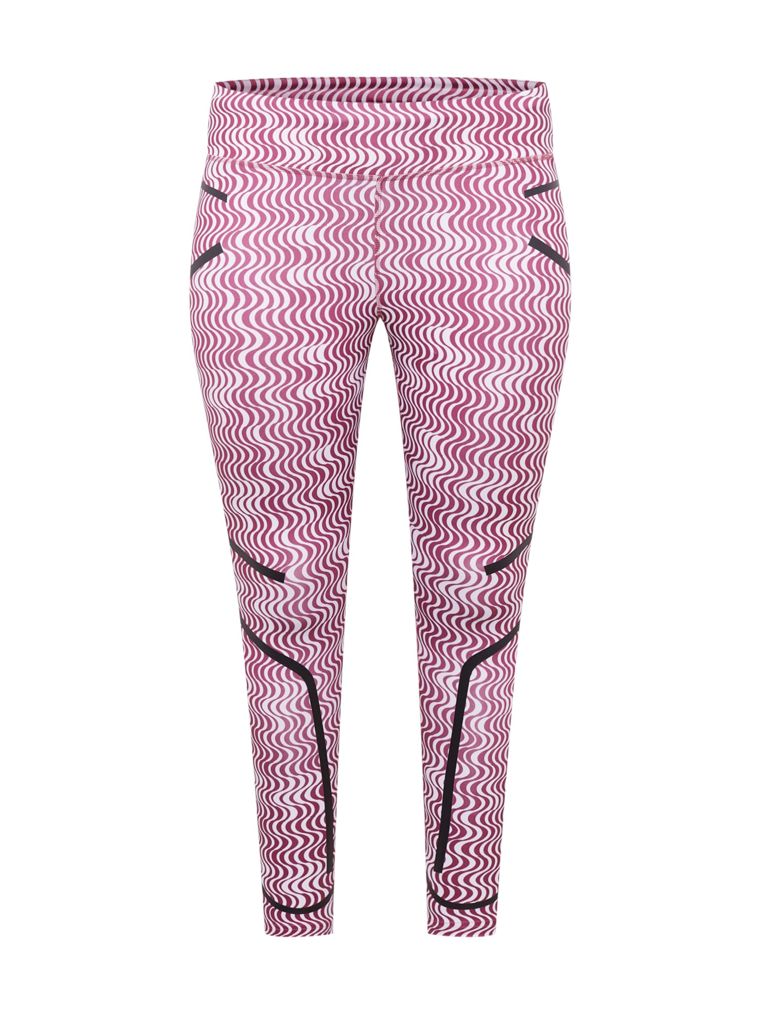 Športové nohavice ružová čierna biela ADIDAS BY STELLA MCCARTNEY