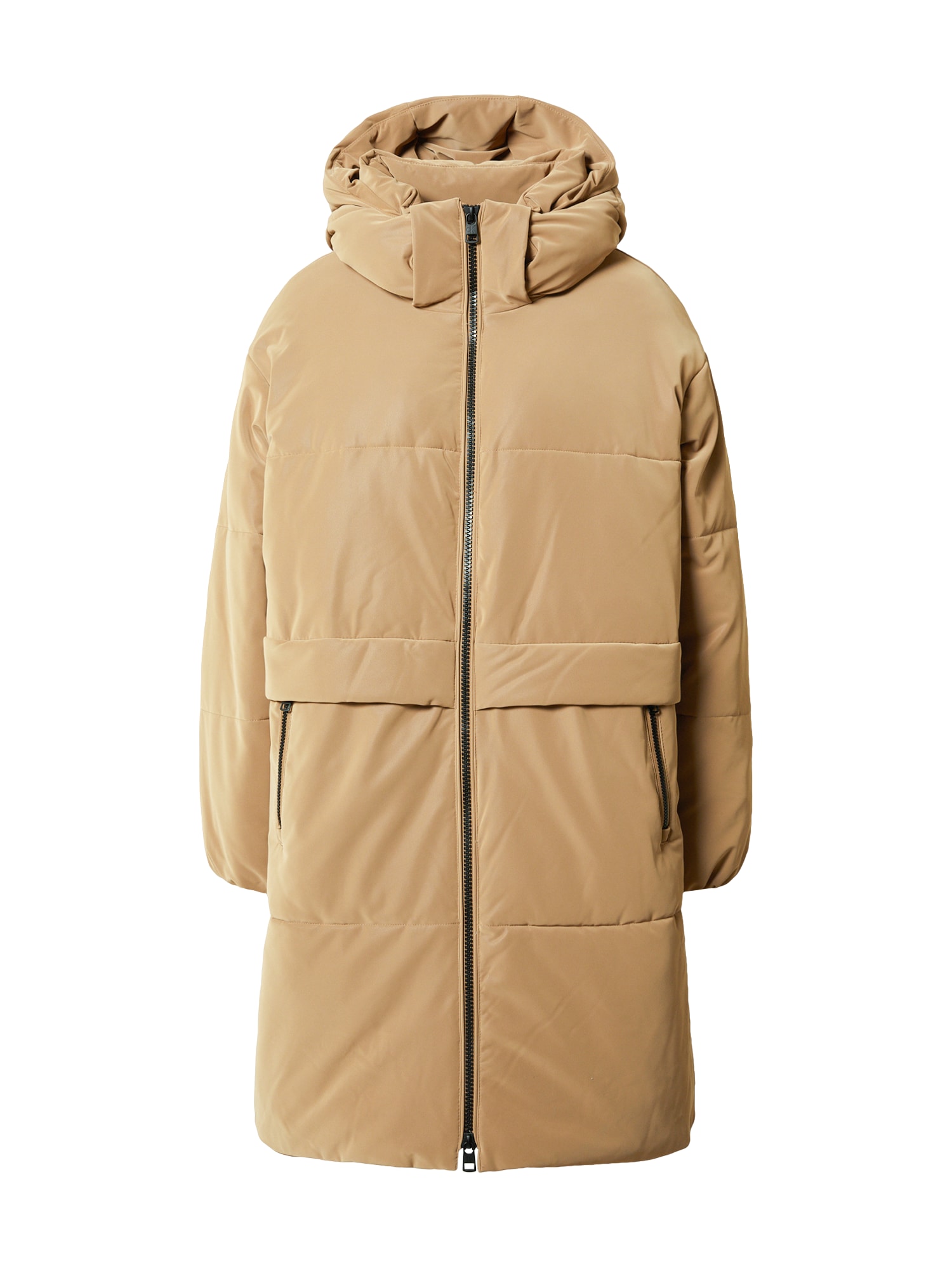 Zimný kabát svetlohnedá Calvin Klein Jeans