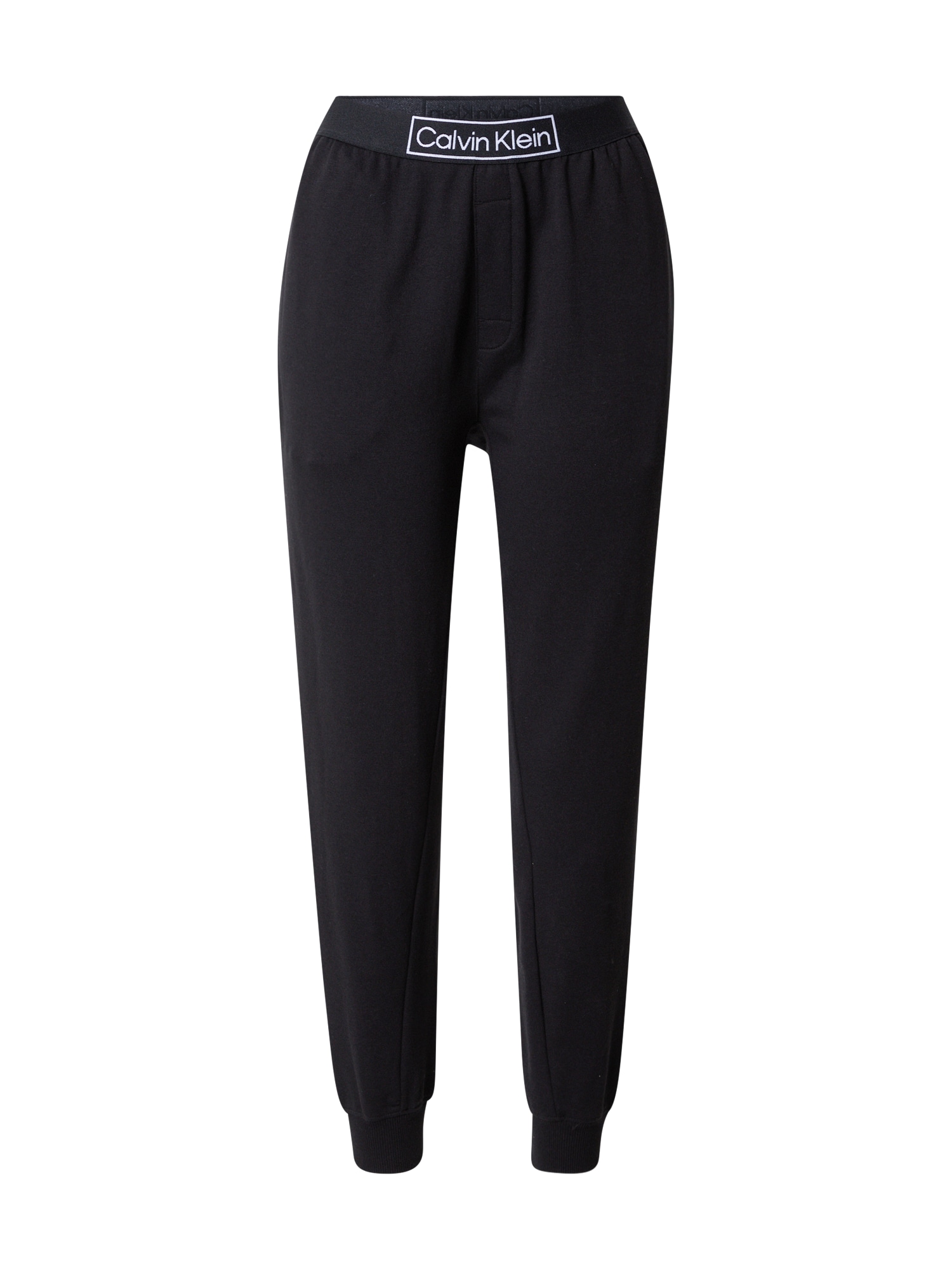 Pyžamové nohavice čierna biela Calvin Klein Underwear