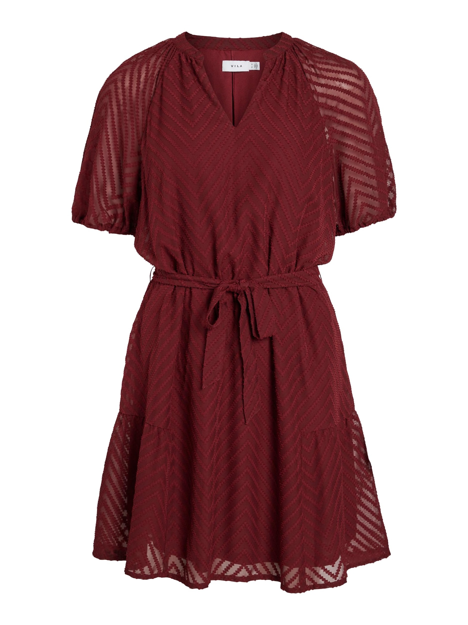 Letné šaty Michelle karmínovo červená VILA