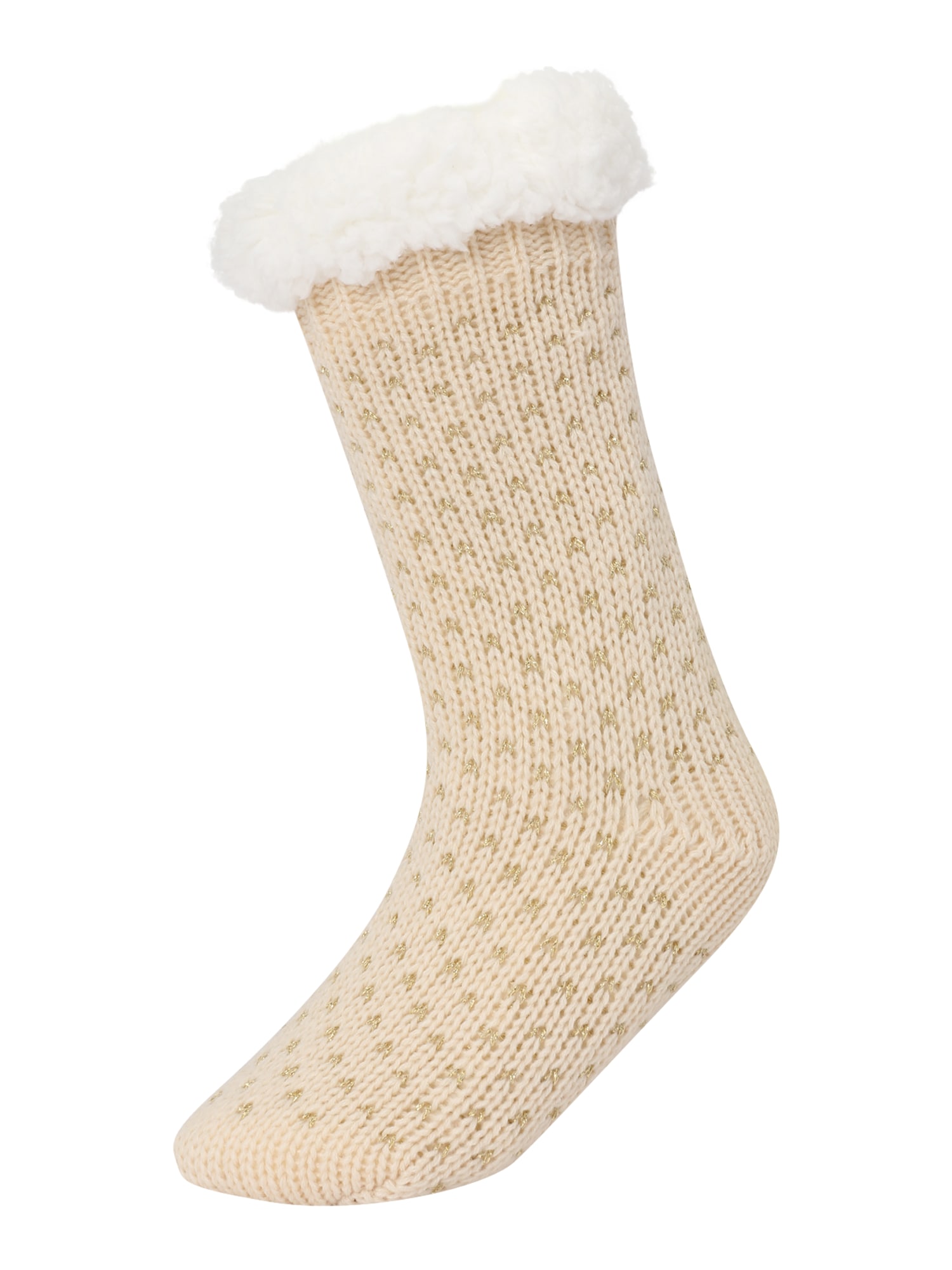 Ponožky béžová zlatá biela ako vlna Hunkemöller
