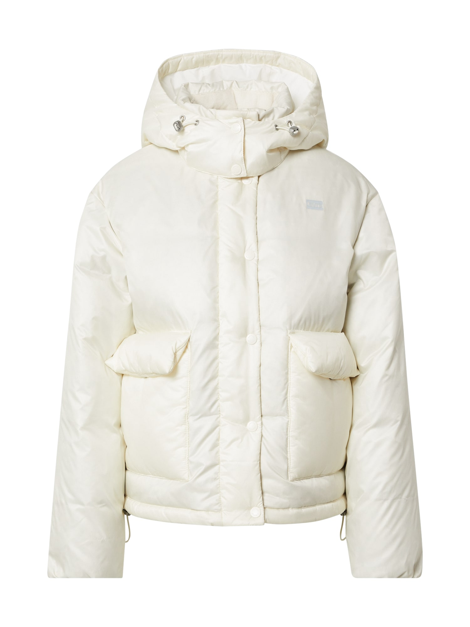 Zimná bunda CORE PUFFER SHORTY MULTI-COLOR prírodná biela LEVIS