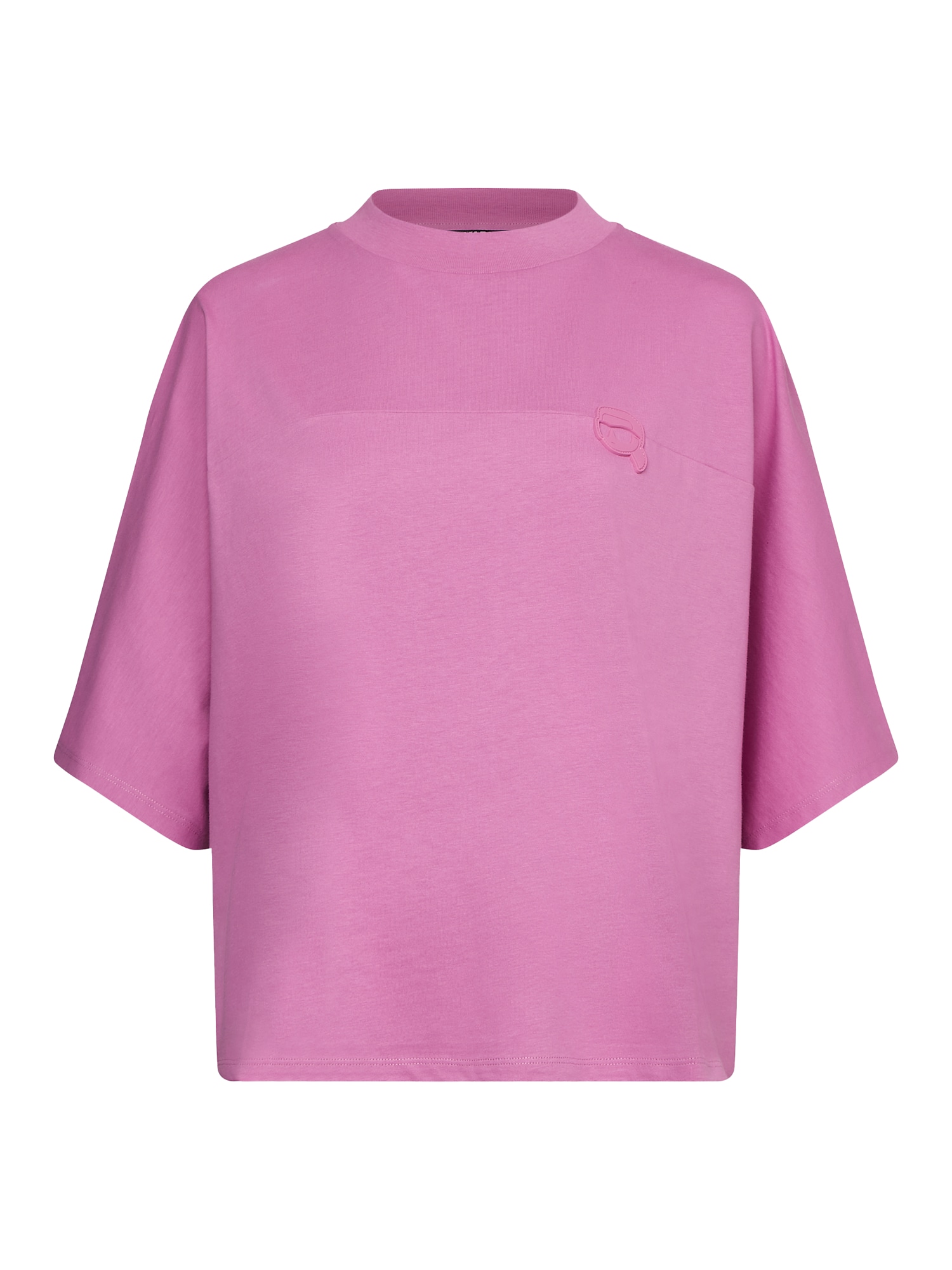 Oversize tričko Ikonik 2.0  ružová Karl Lagerfeld