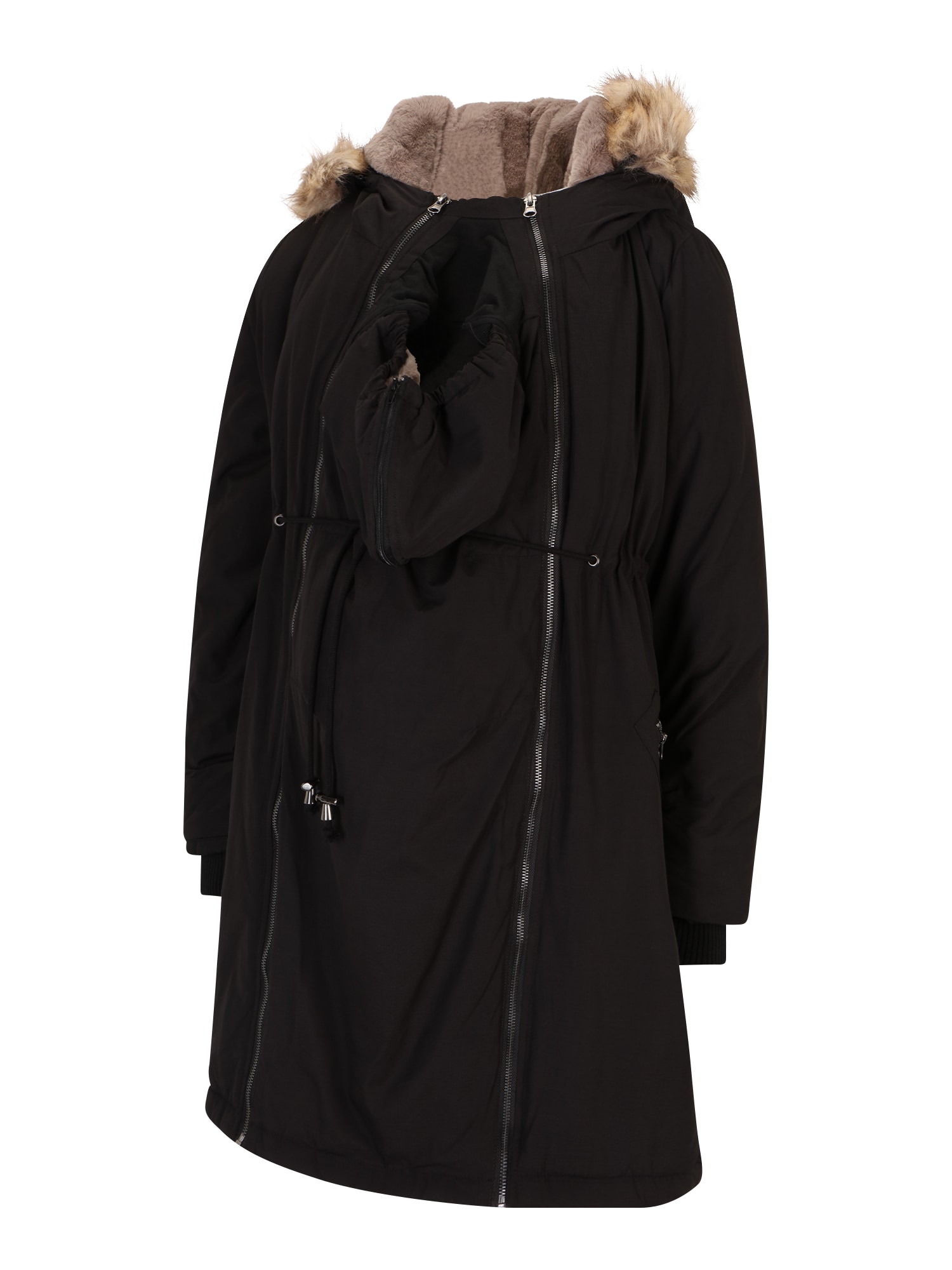 Zimná bunda čierna MAMALICIOUS