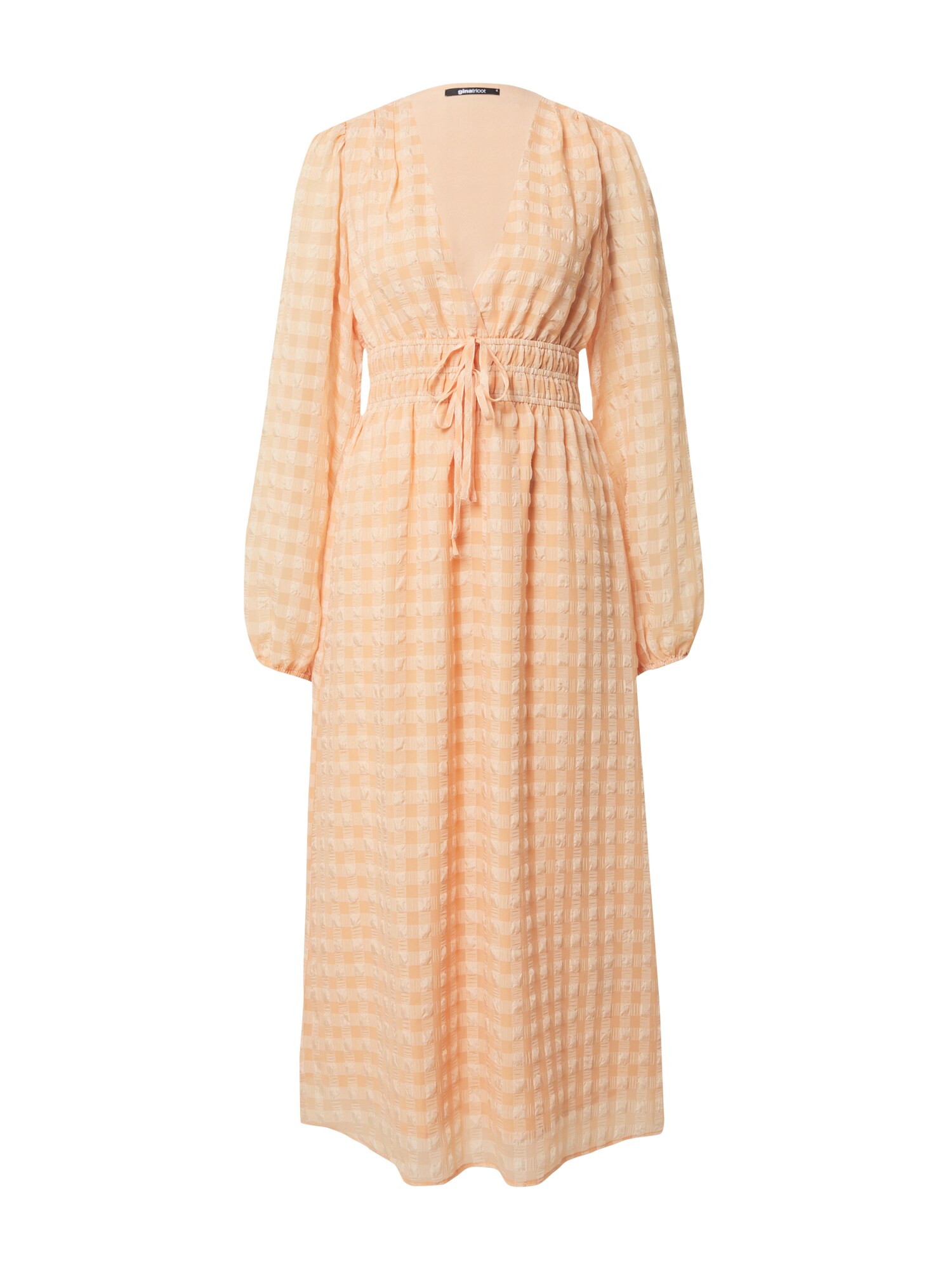 Šaty Misty marhuľová pastelovo oranžová Gina Tricot