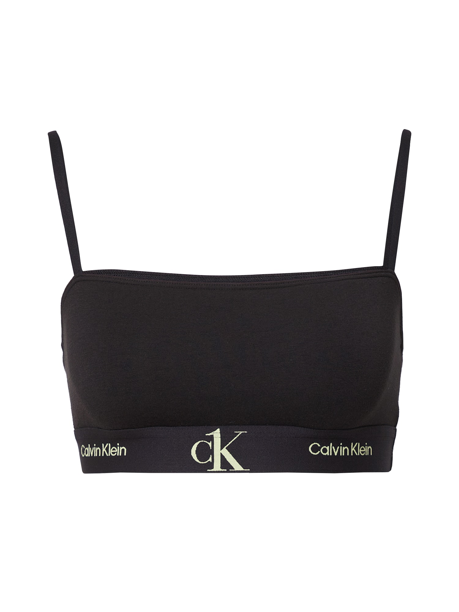 Podprsenka svetlozelená čierna Calvin Klein Underwear