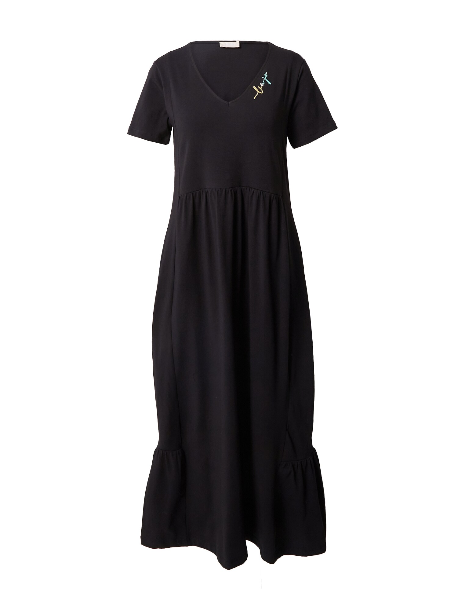 Šaty svetložltá mätová čierna Liu Jo