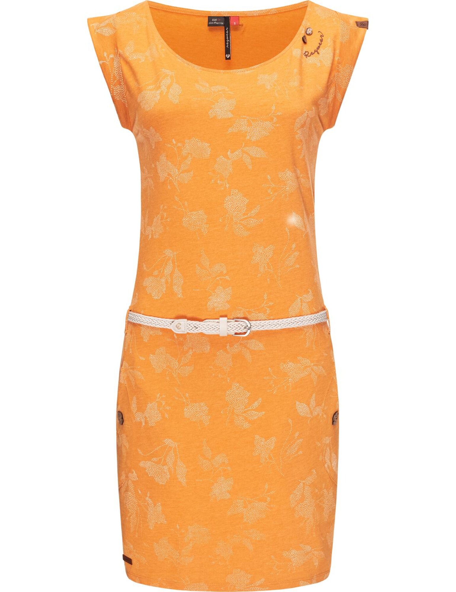 Šaty oranžová biela Ragwear