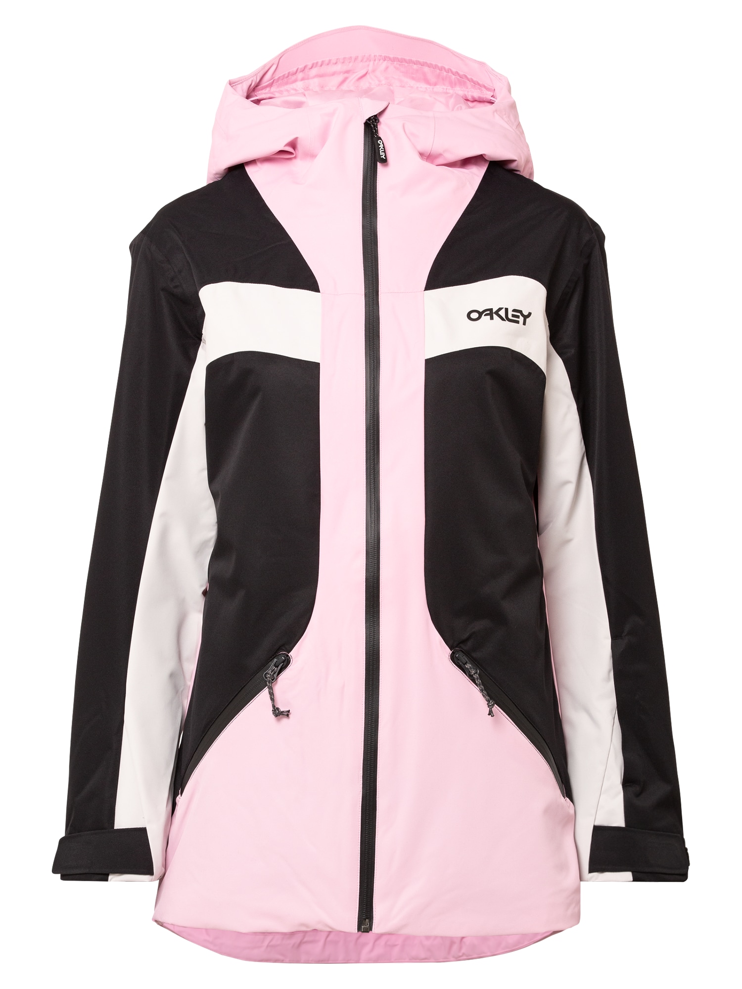 Športová bunda ružová čierna biela OAKLEY