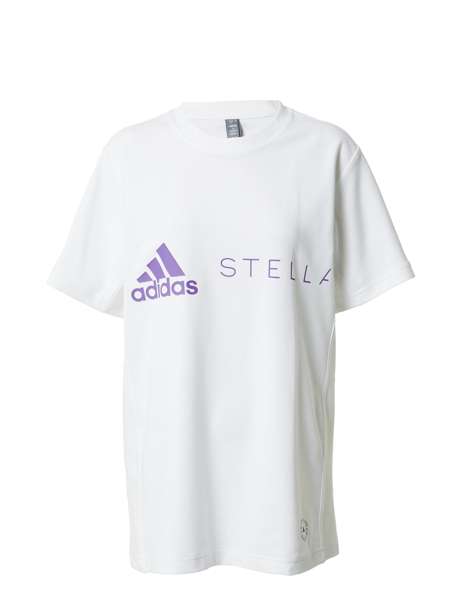 Funkčné tričko fialová biela ADIDAS BY STELLA MCCARTNEY