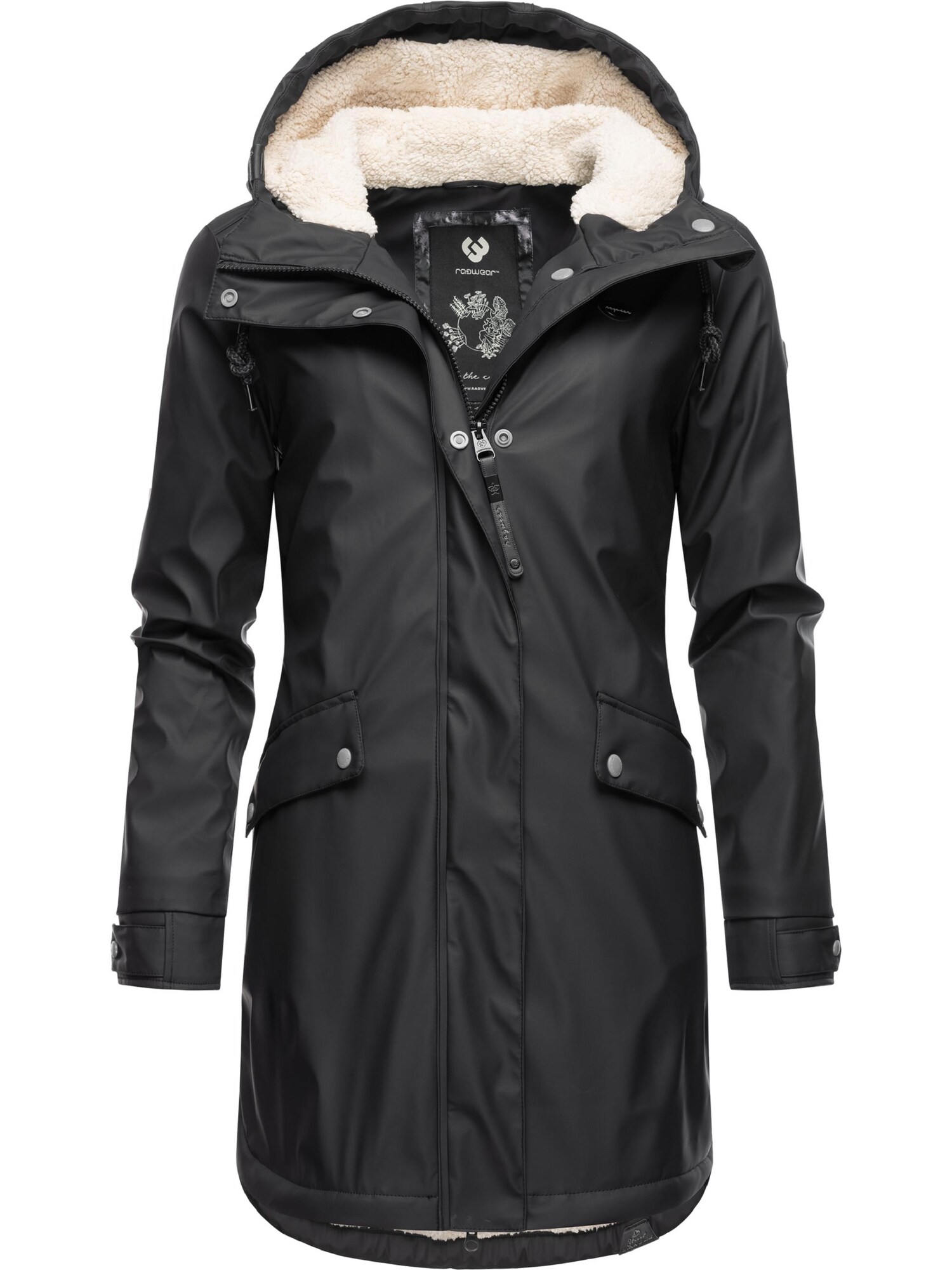 Zimný kabát Tinsley čierna Ragwear