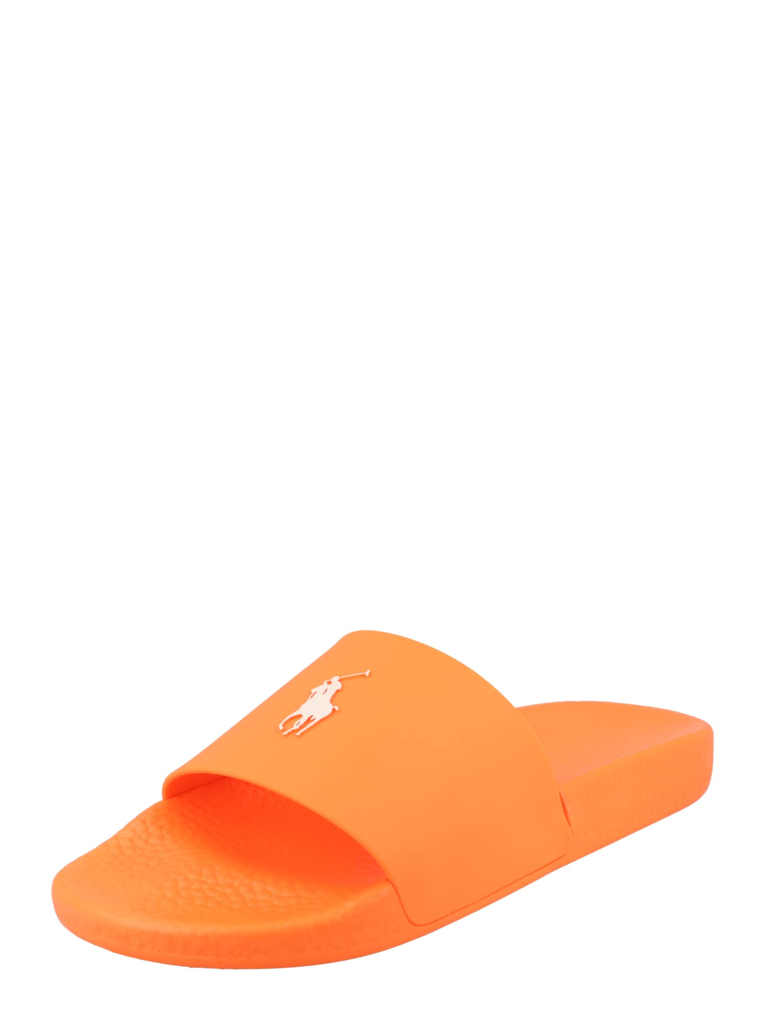 Plážové kúpacie topánky oranžová biela Polo Ralph Lauren